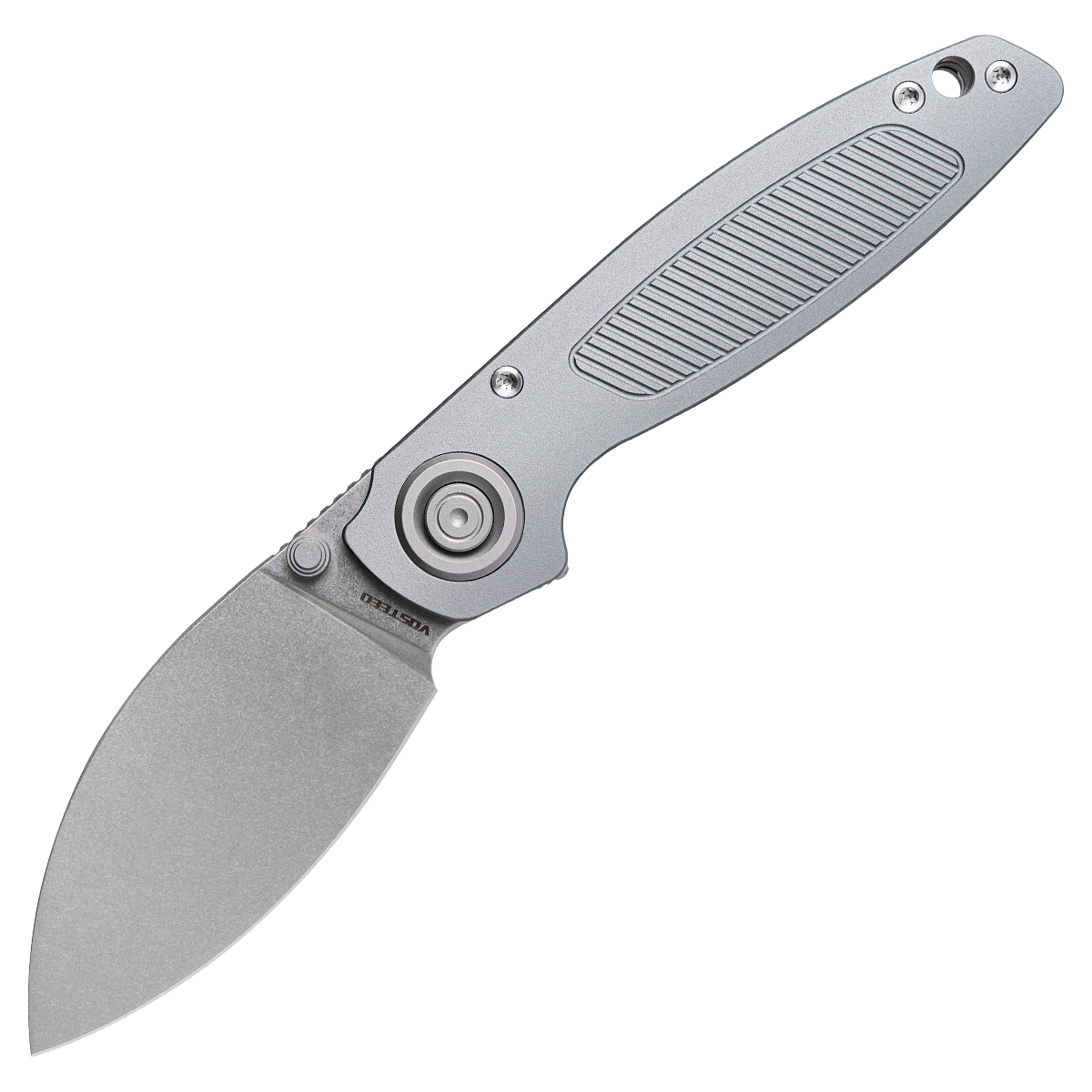 Vosteed Shilin Cutter Vanchor Lock Knife Gray Al 2.9in Stonewash Blade A2805 View 1