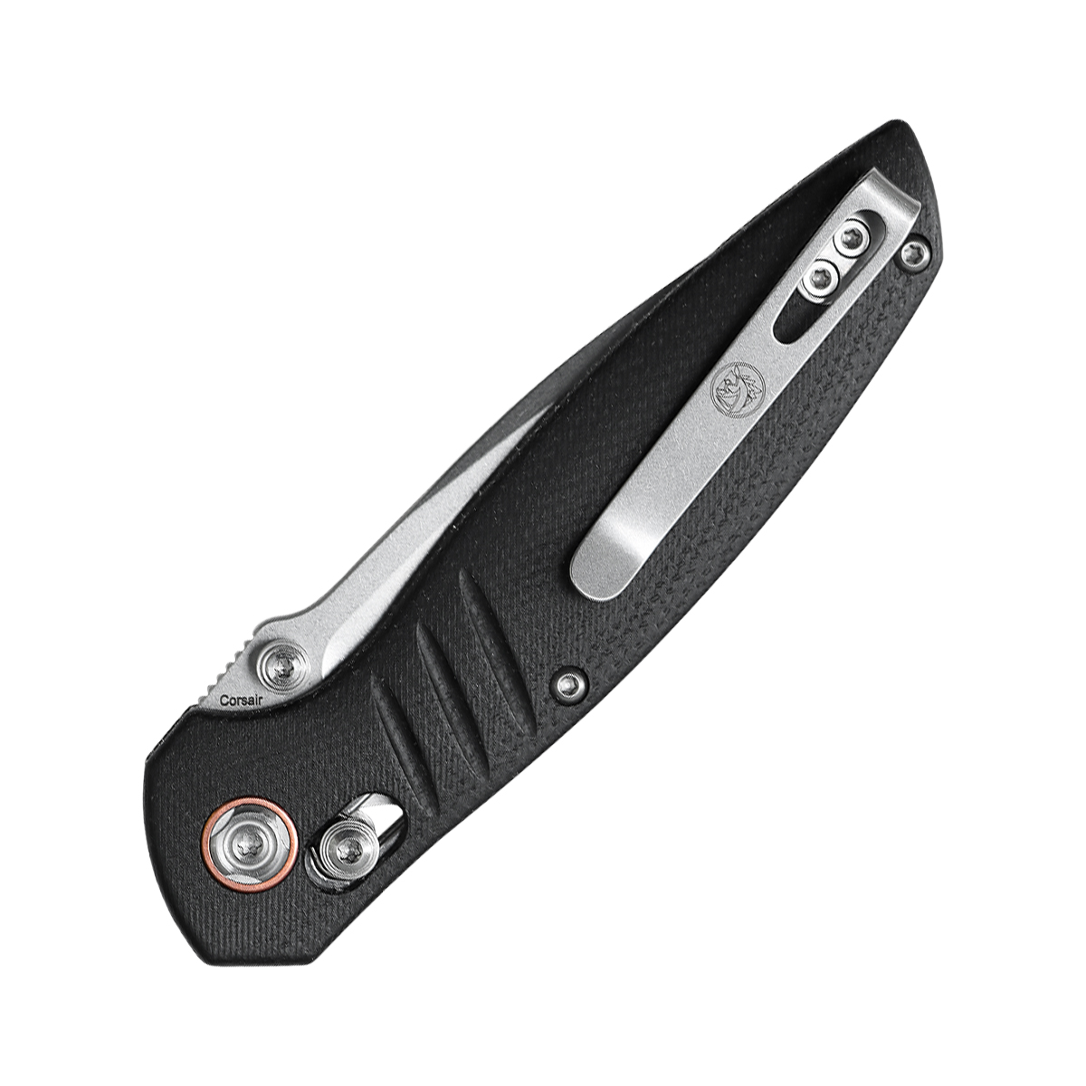 Vosteed Corsair Folding Knife Nitro-V Stonewash/Black Micarta CS29NWMK View 2