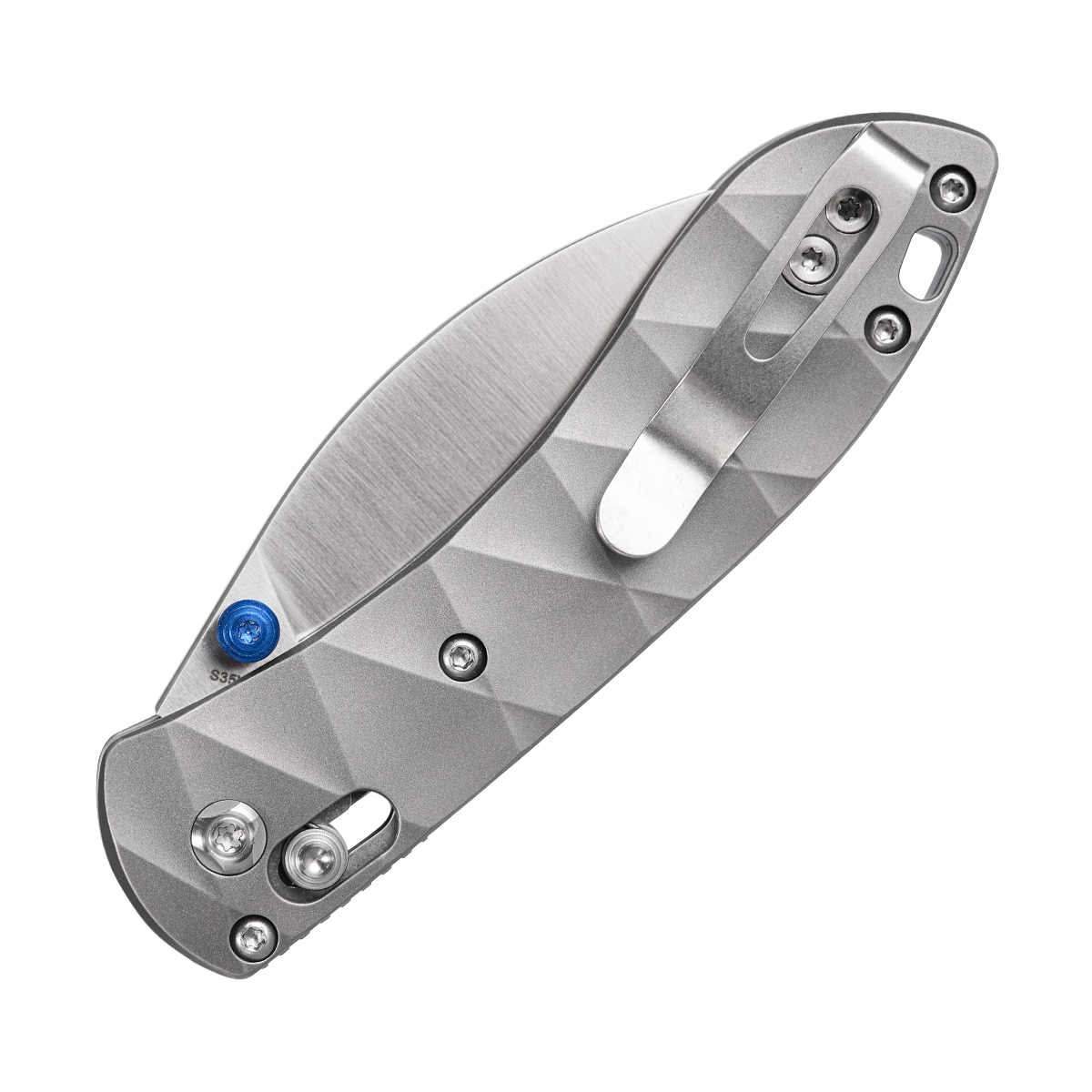 Vosteed Mini Nightshade Shilin Cutter Crossbar Lock Gray 2.6in Satin Blade A0217 View 2