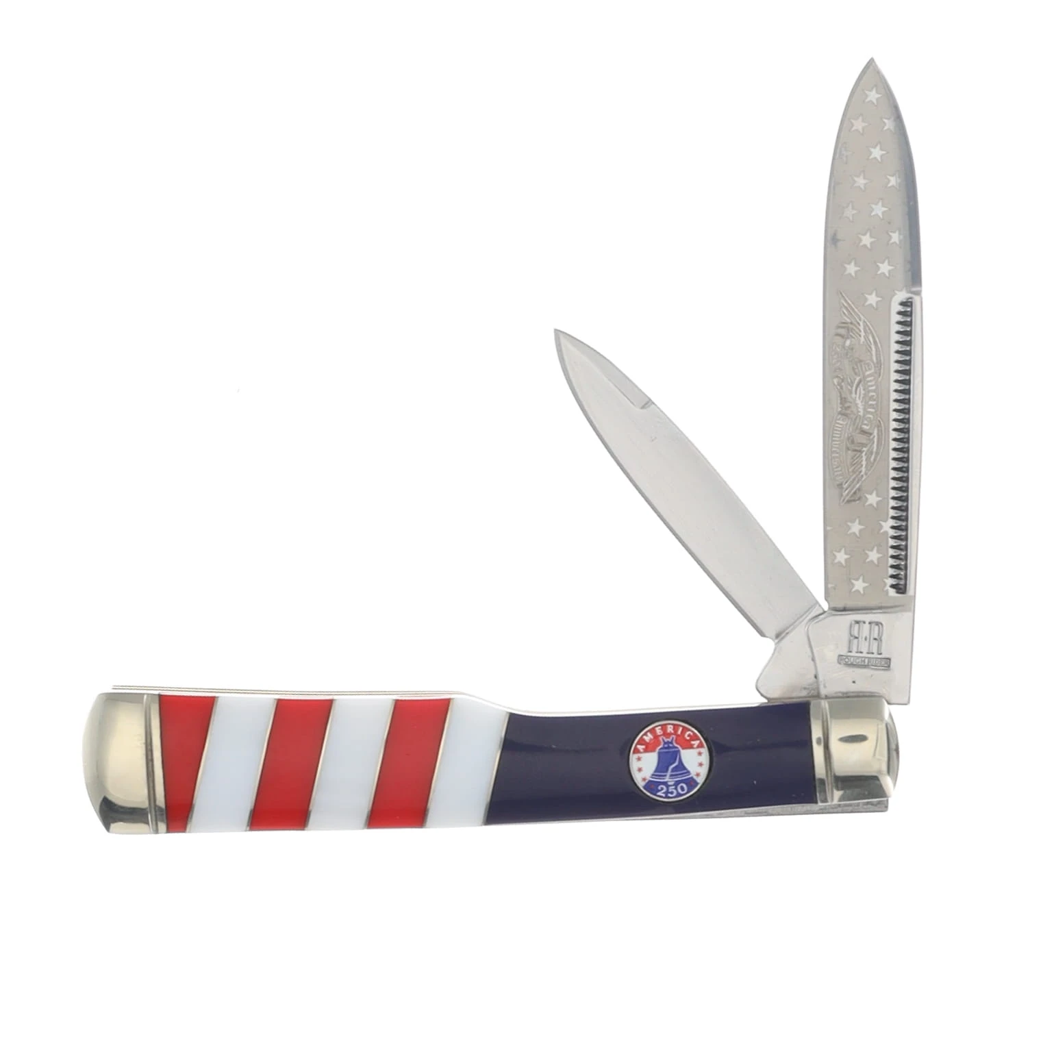 Rough Rider America 250th Anniversary Gunstock Folding Knife RR2741 View 1