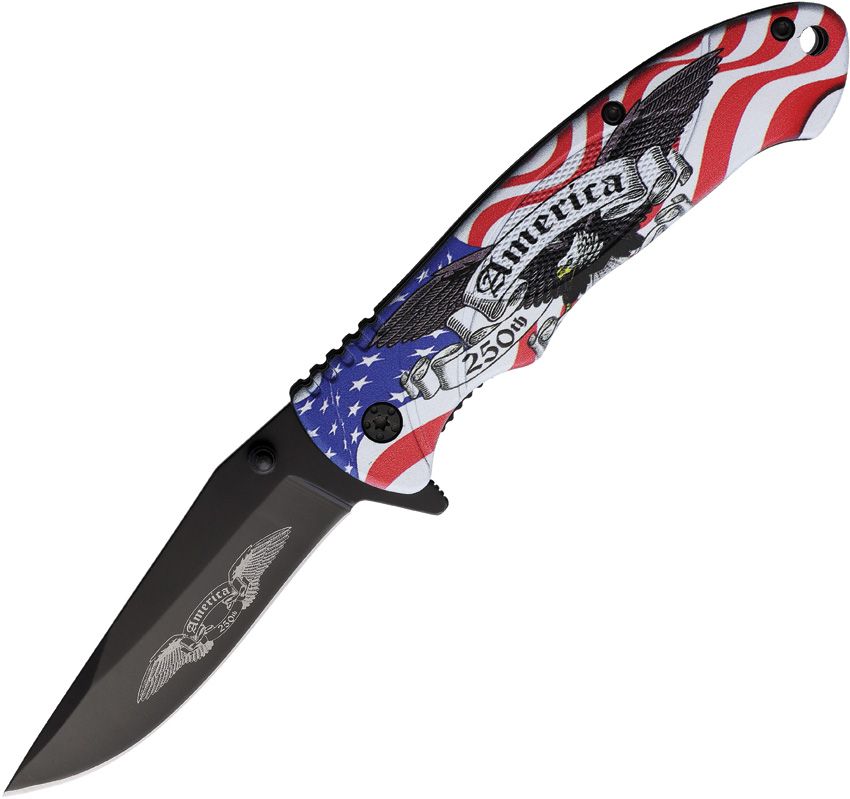 American Hunter 250th Anniversary Linerlock AH043 View 1