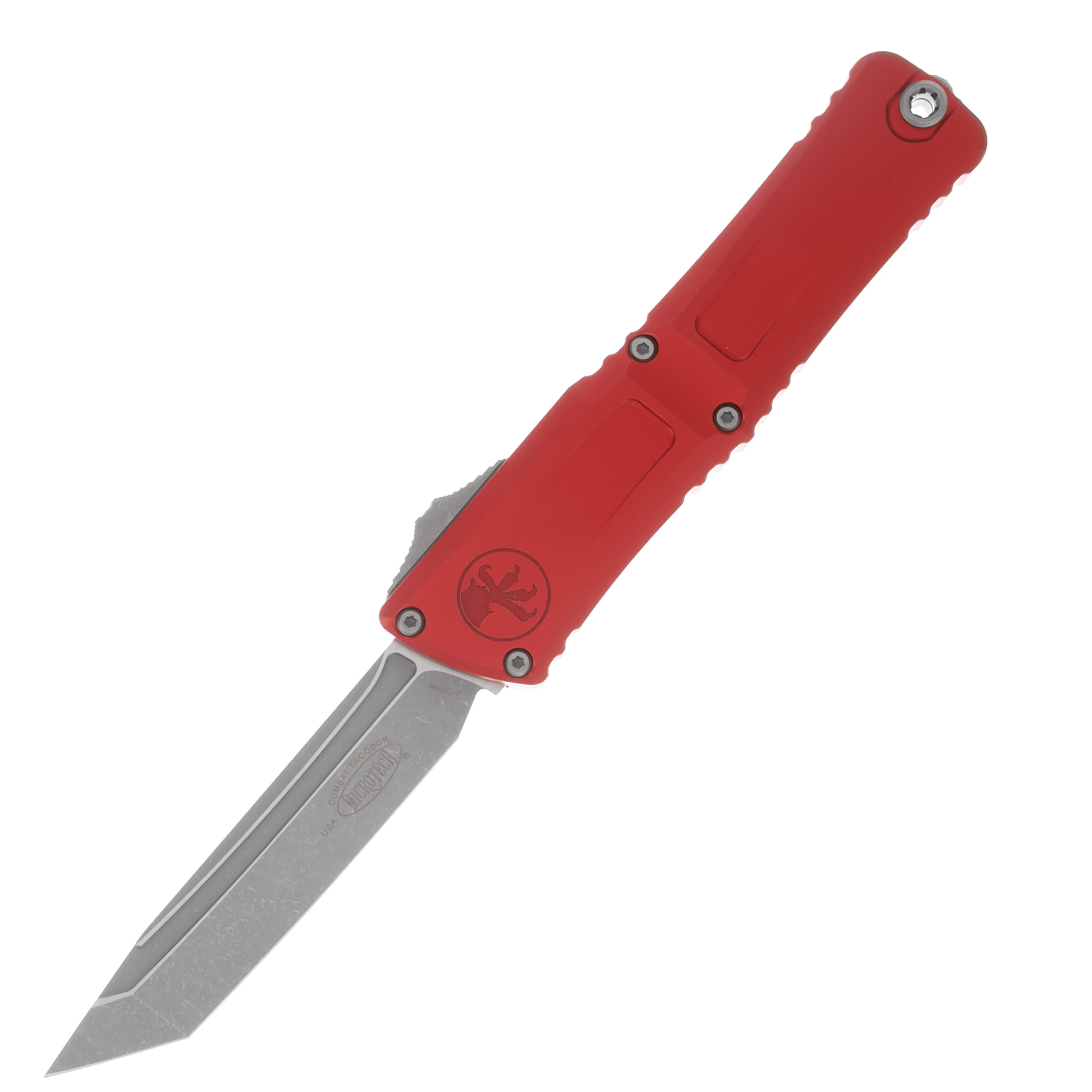 Microtech Combat Troodon Gen III OTF Auto Red 4.0in Apocalyptic Tanto AUMT114410APRD View 1