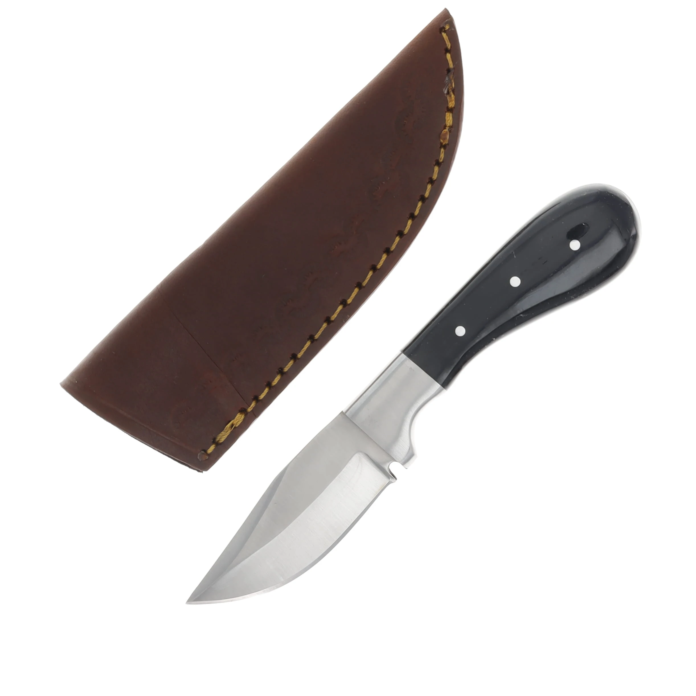 Szco 7 Inch Steel Bolster Fixed Blade Hunting Knife 203539 View 1