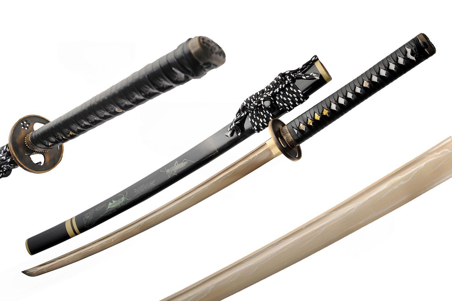 SZCO Supplies Grasshopper Samurai Sword Cord Wrapped 28in Plain Blade 927047 View 10