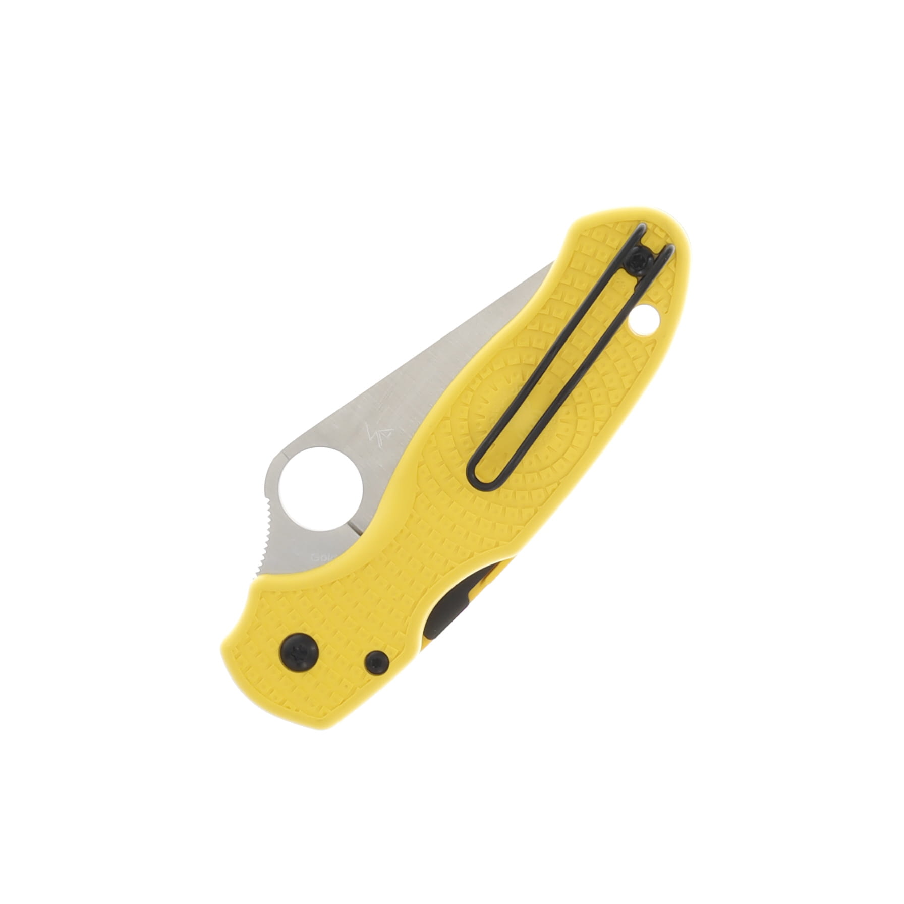 Spyderco Para 3 Lightweight Salt 2.93 Inch Serrated Satin Clip Point SPC223SYL View 3
