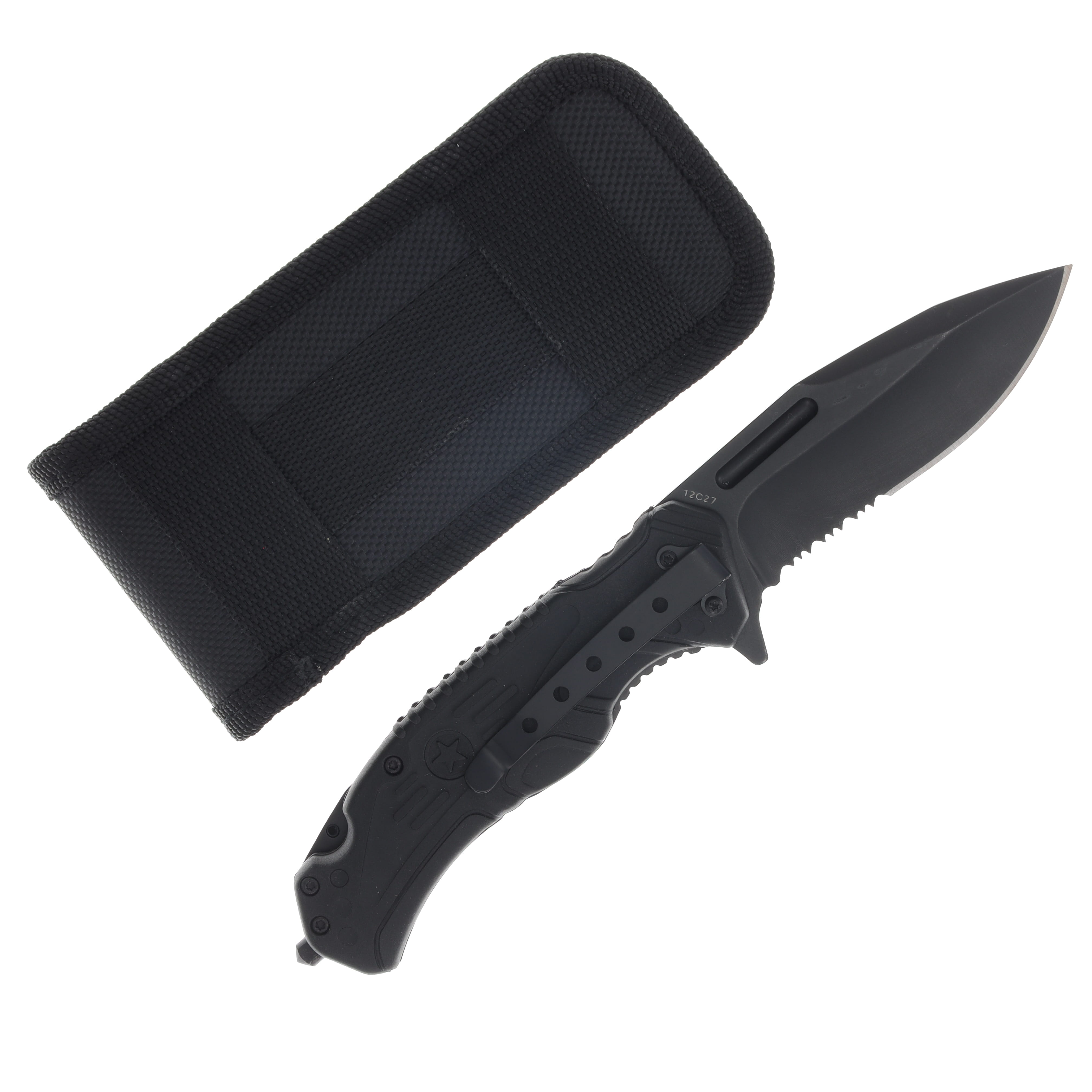 Boker Plus Savior 2 Folding Knife Black 3.35" PS Drop Point Blade BK01BO321 View 2
