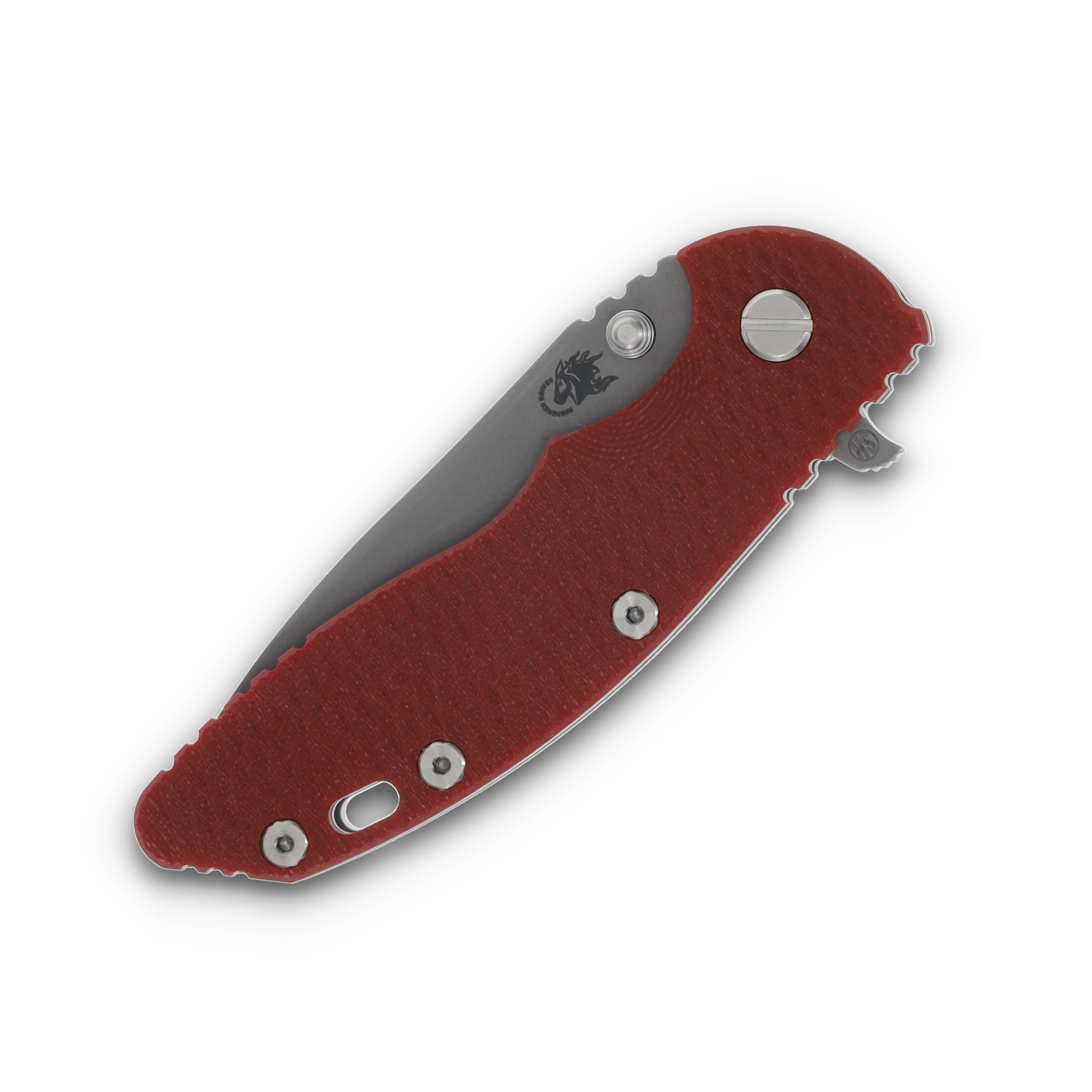 Hinderer XM-18 Skinny Slicer Red 3.5in Plain Working Finish Drop Point KXM35SKSLTWWFRD View 6