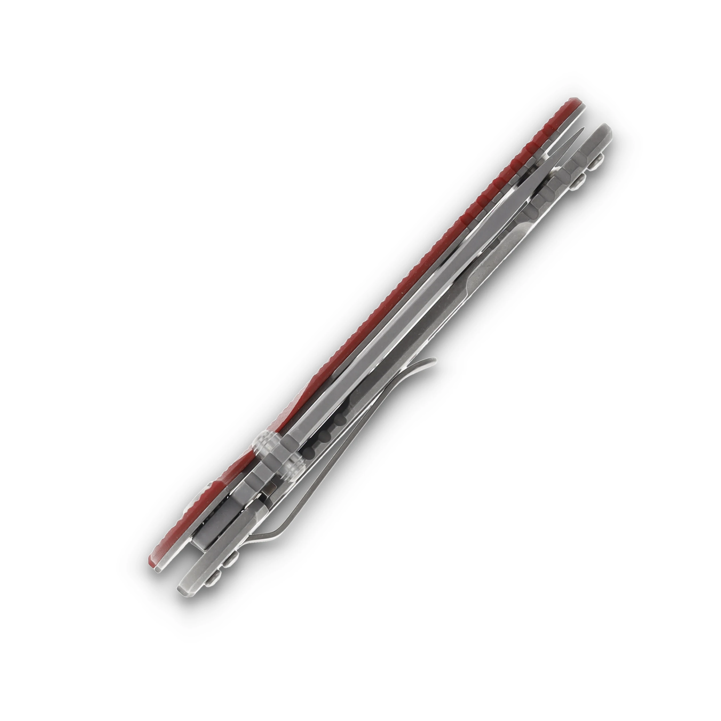 Hinderer XM-18 Skinny Slicer Red 3.5in Plain Working Finish Drop Point KXM35SKSLTWWFRD View 7