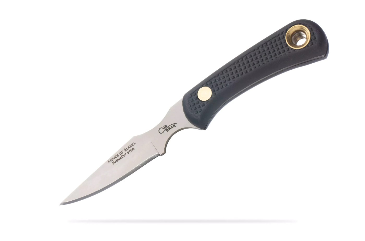 KOA Knives of Alaska Cub Bear Fixed Blade Knife MagnaCut/SureGrip Black KOA00023FG View 1