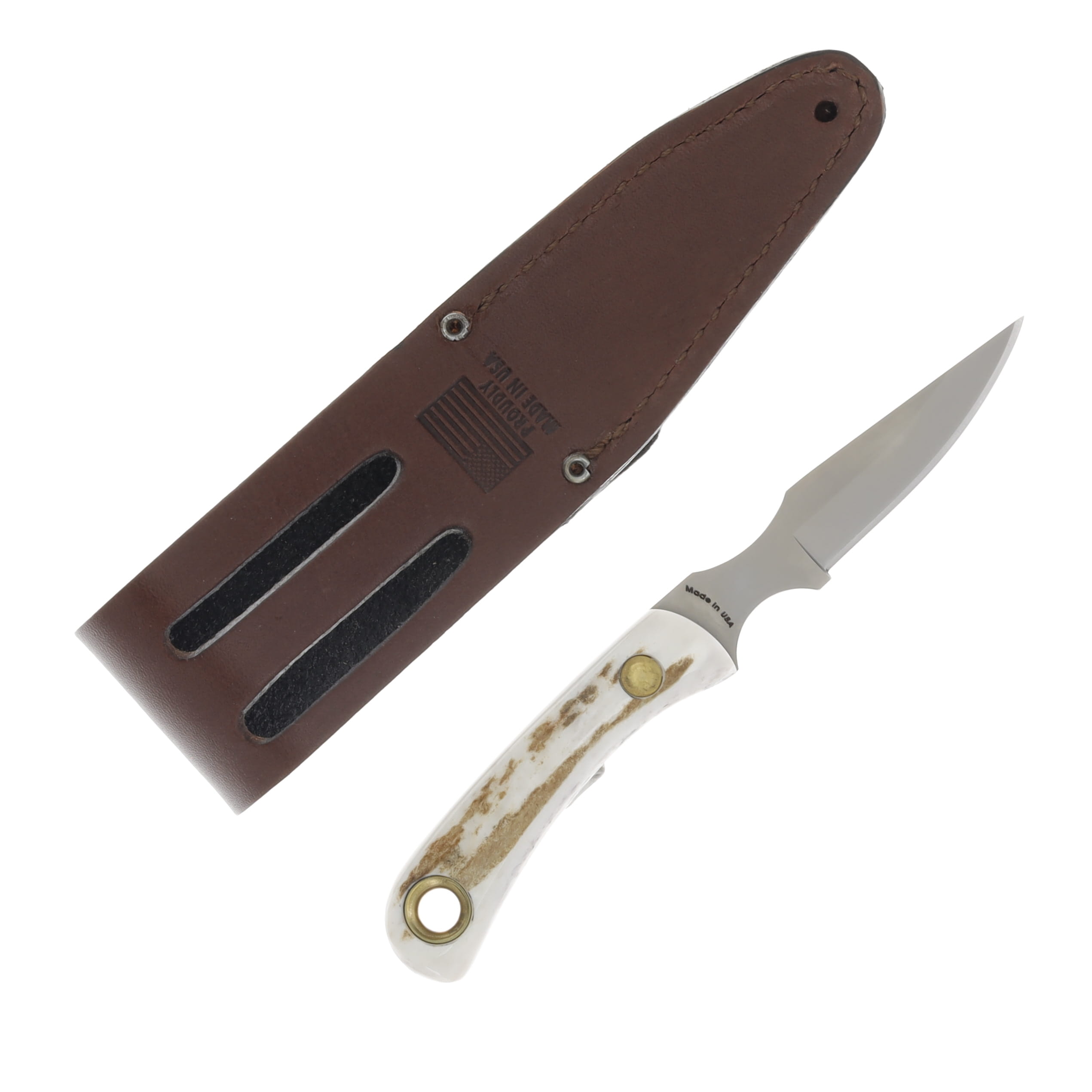 KOA Knives of Alaska Cub Bear Fixed Blade Knife MagnaCut/Stag KOA00024FG View 2