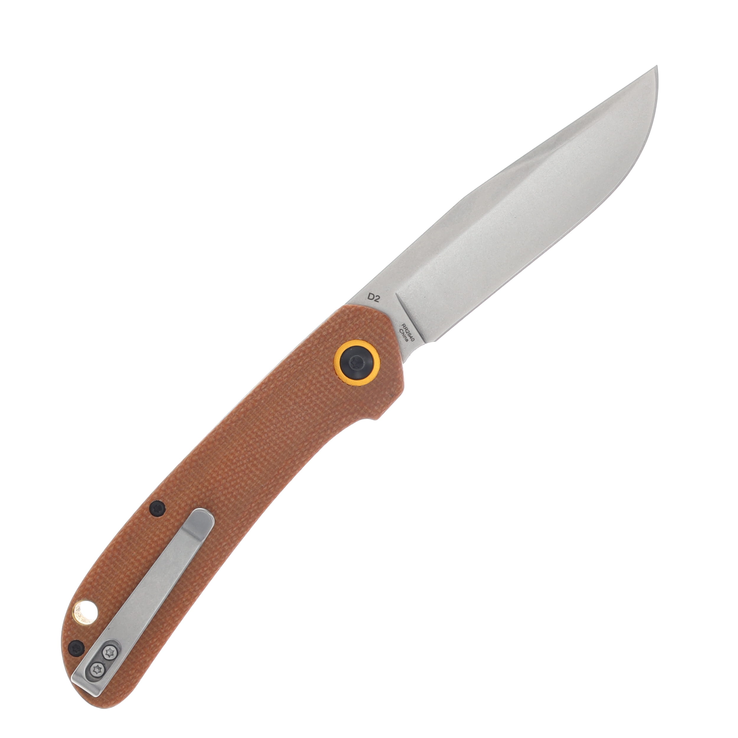 Rough Ryder Brown Micarta Slip Joint Folder RR2640 View 2