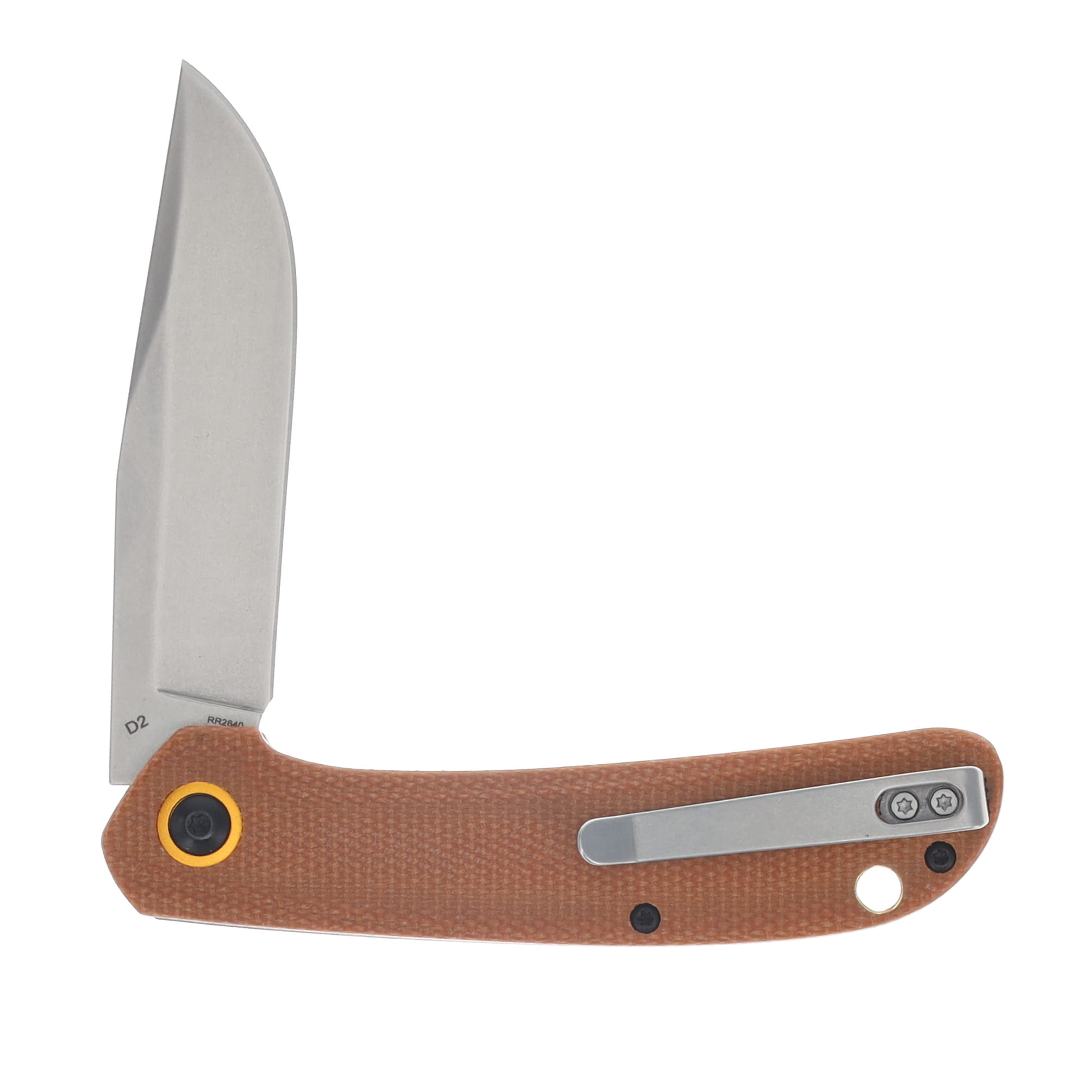 Rough Ryder Brown Micarta Slip Joint Folder RR2640 View 4