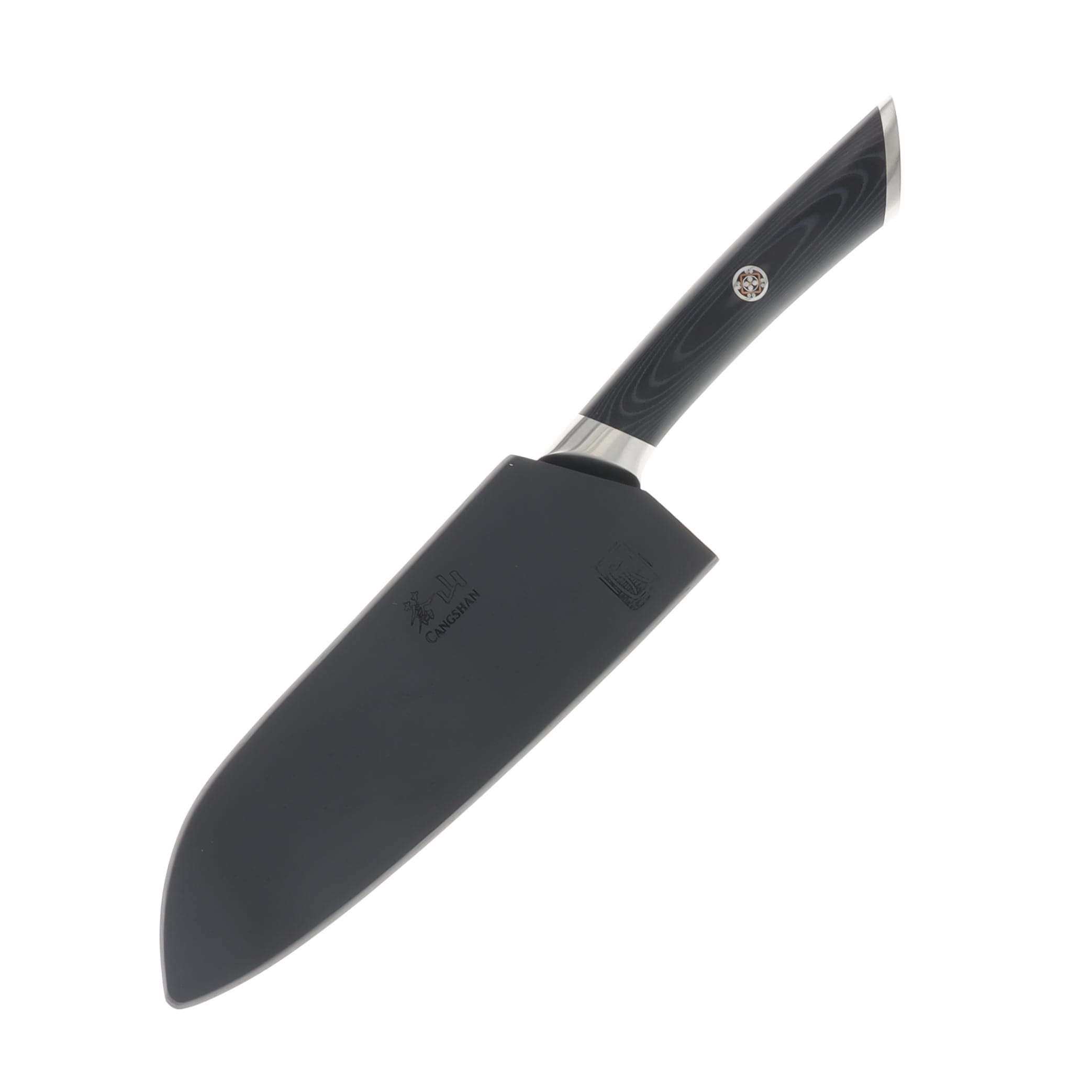 Cangshan Kuro Series 7" Santoku Knife With Sheath 504265 View 4