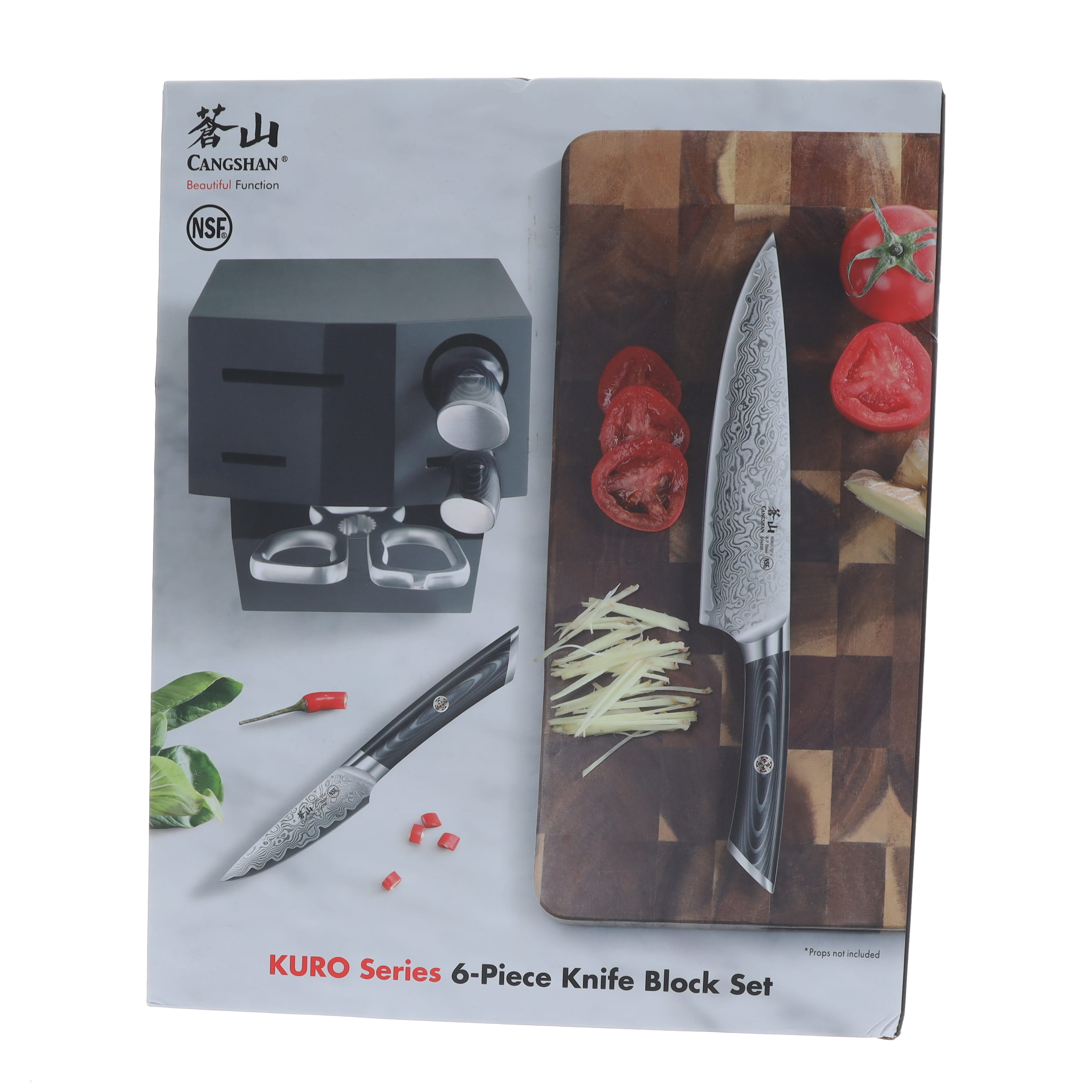 Cangshan Kuro Series 6 pc Block Set With Gray Block 504333 View 16