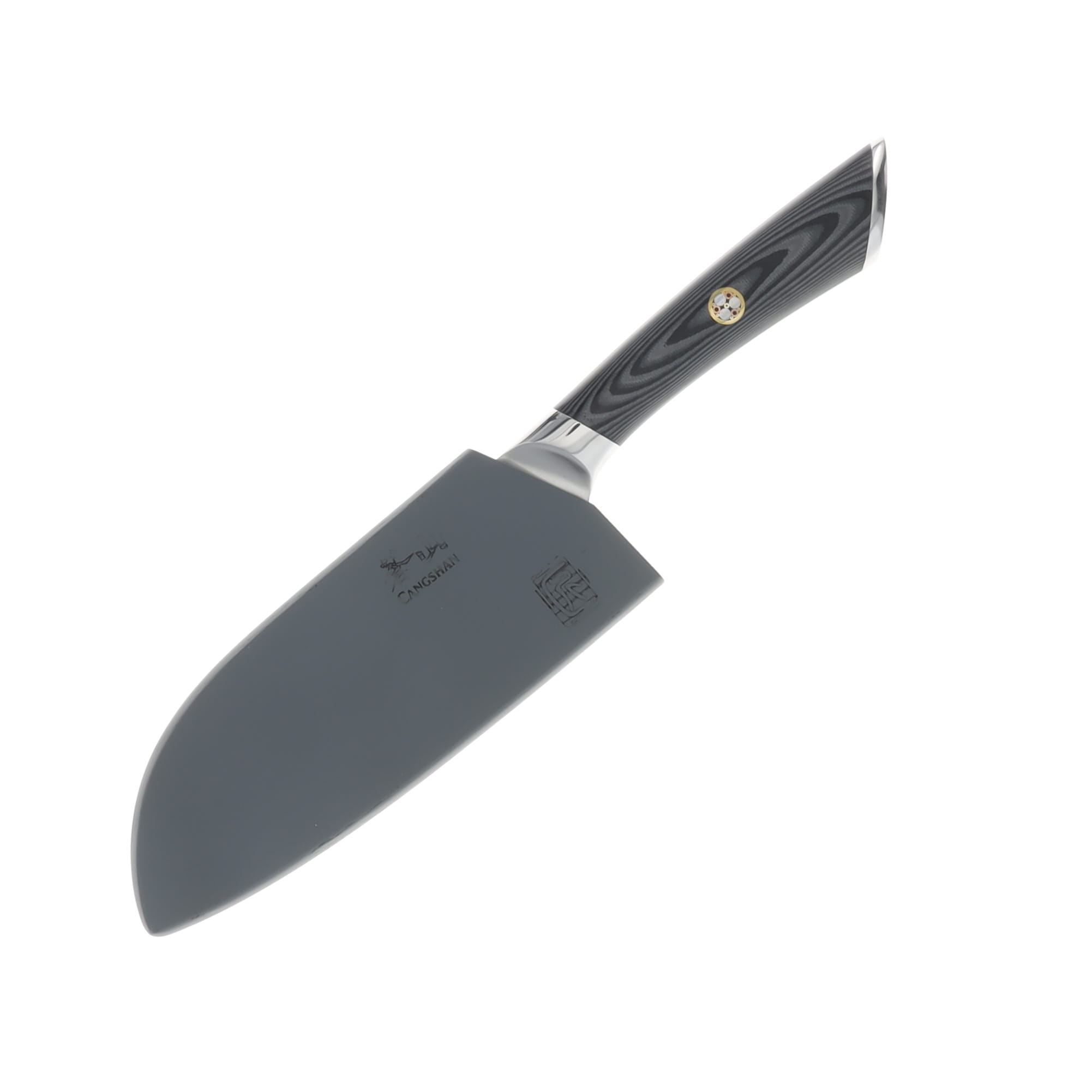 Cangshan Naka Series 6" Santoku With Sheath 503107 View 3