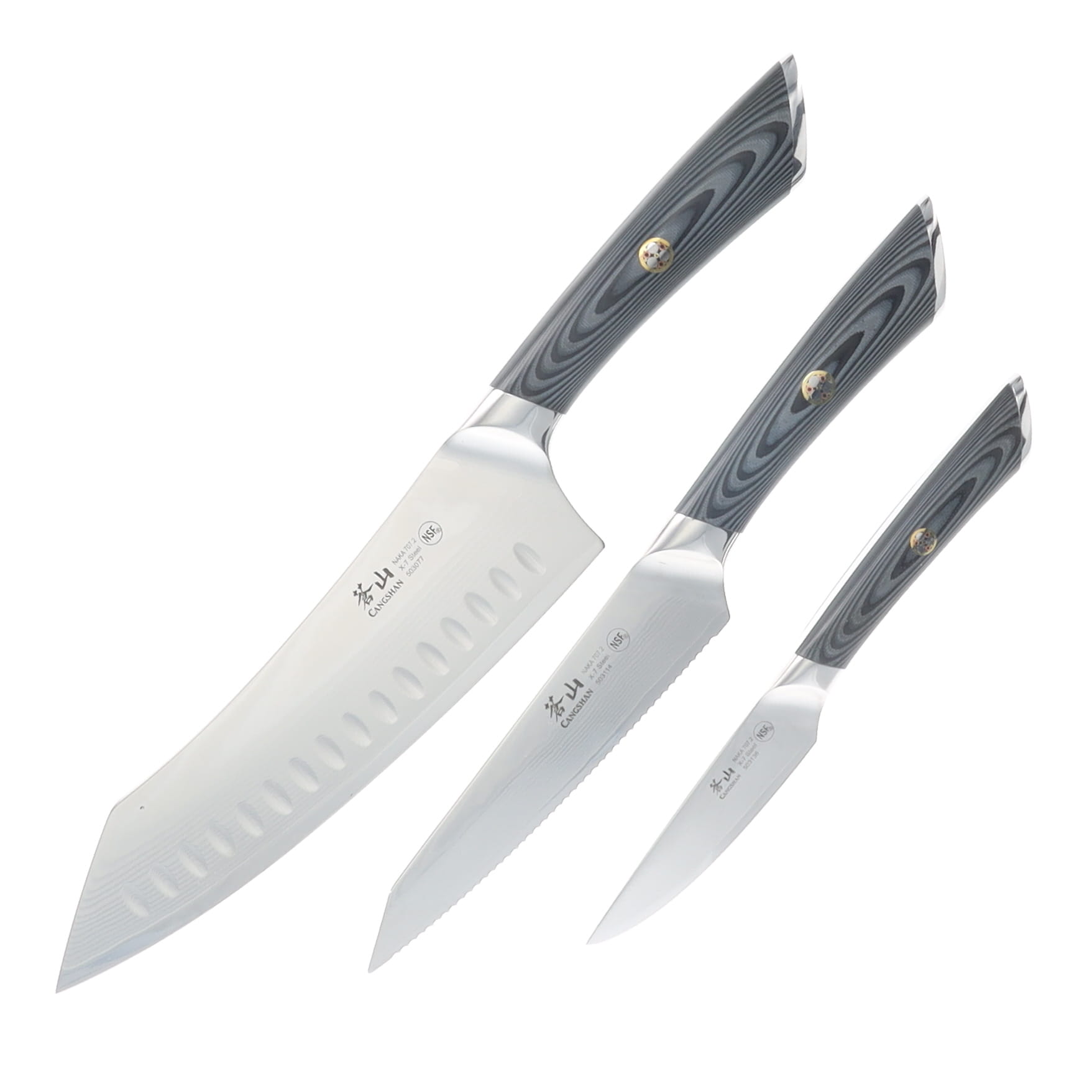 Cangshan Naka Series 4 pc HUA Knife Block Set 503152 View 1