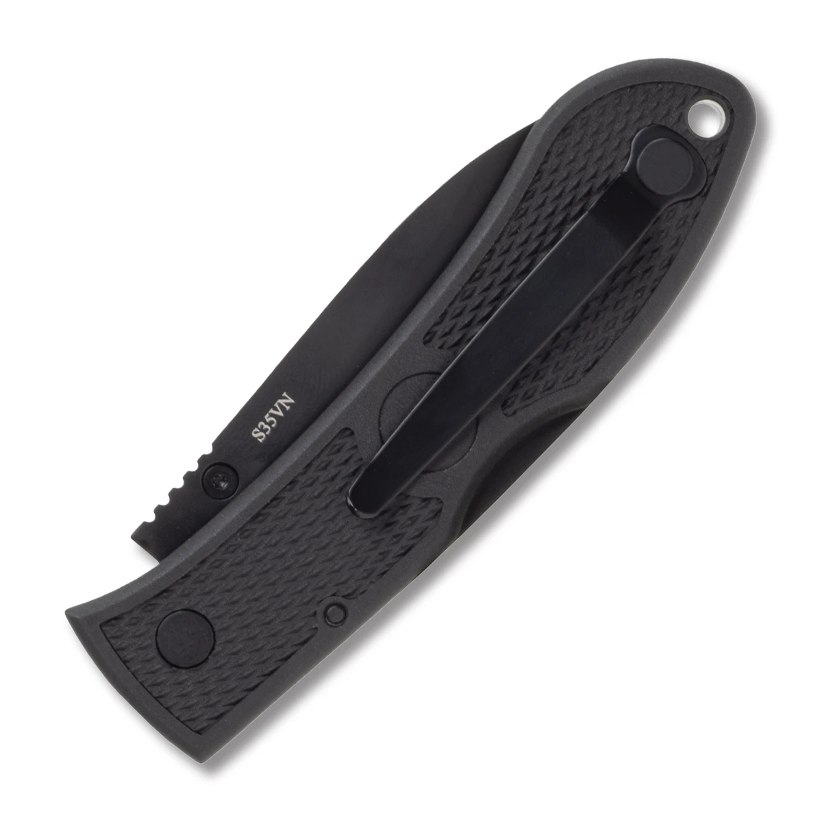 KA-BAR Dozier Hunter Folding Knife 3 Inch Plain Black Drop Point KA4062S35 View 5