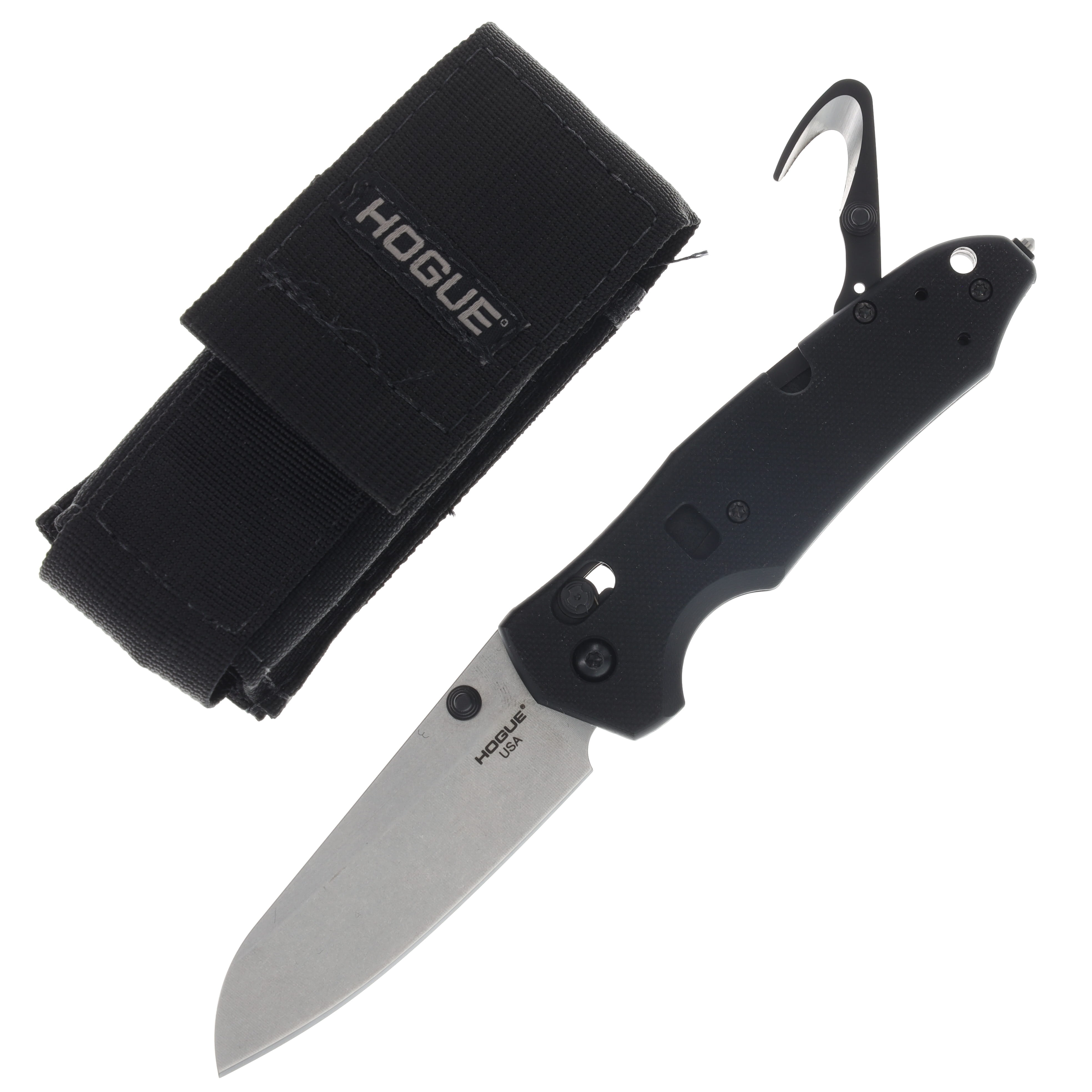 HOGUE Trauma First Response Tool 3.4in Plain Stone Tumbled Sheepsfoot HG34776 View 1