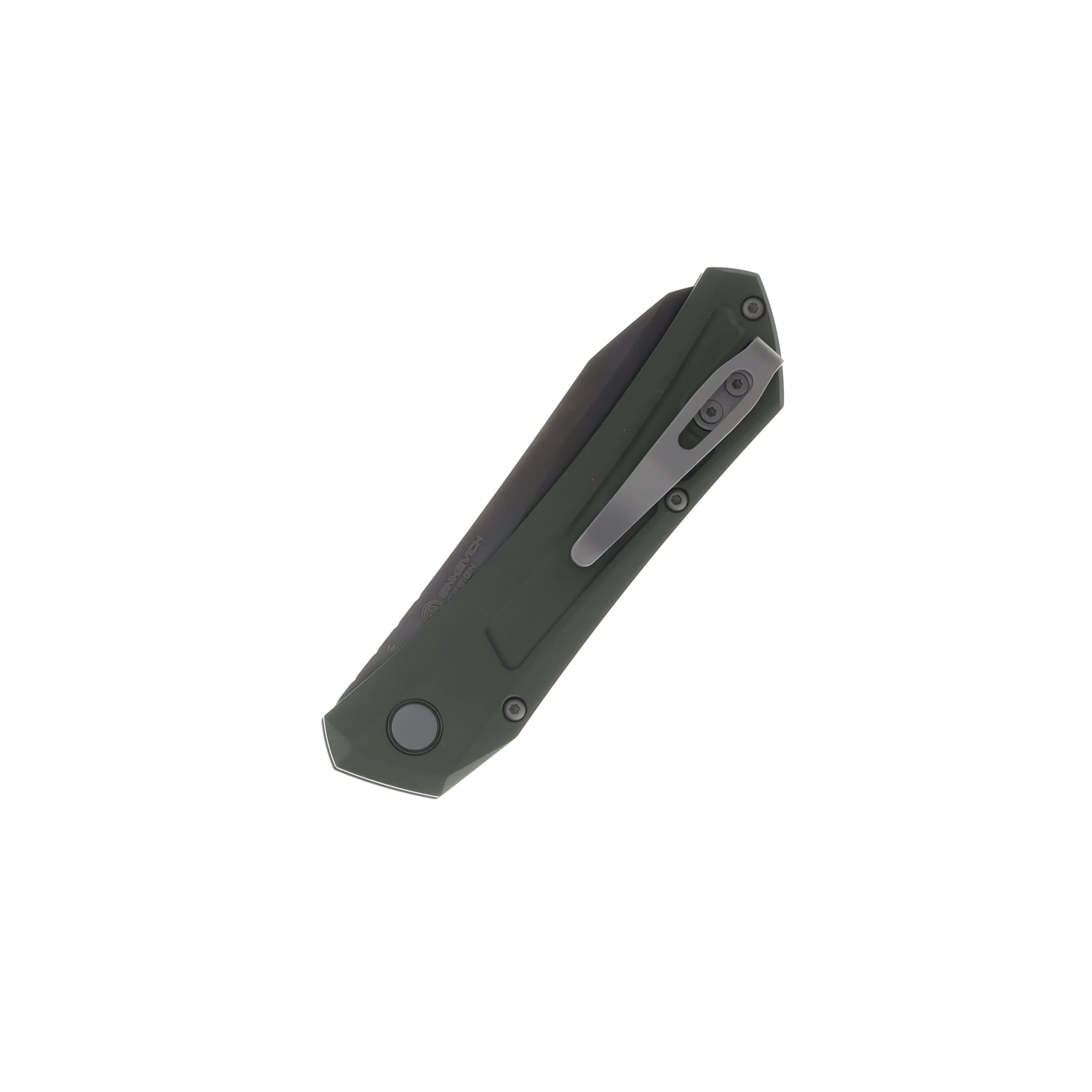 ProTech Oligarch Solid OTS Automatic Knife Magnacut Sheepsfoot Green AUPTDS121-GREEN View 2