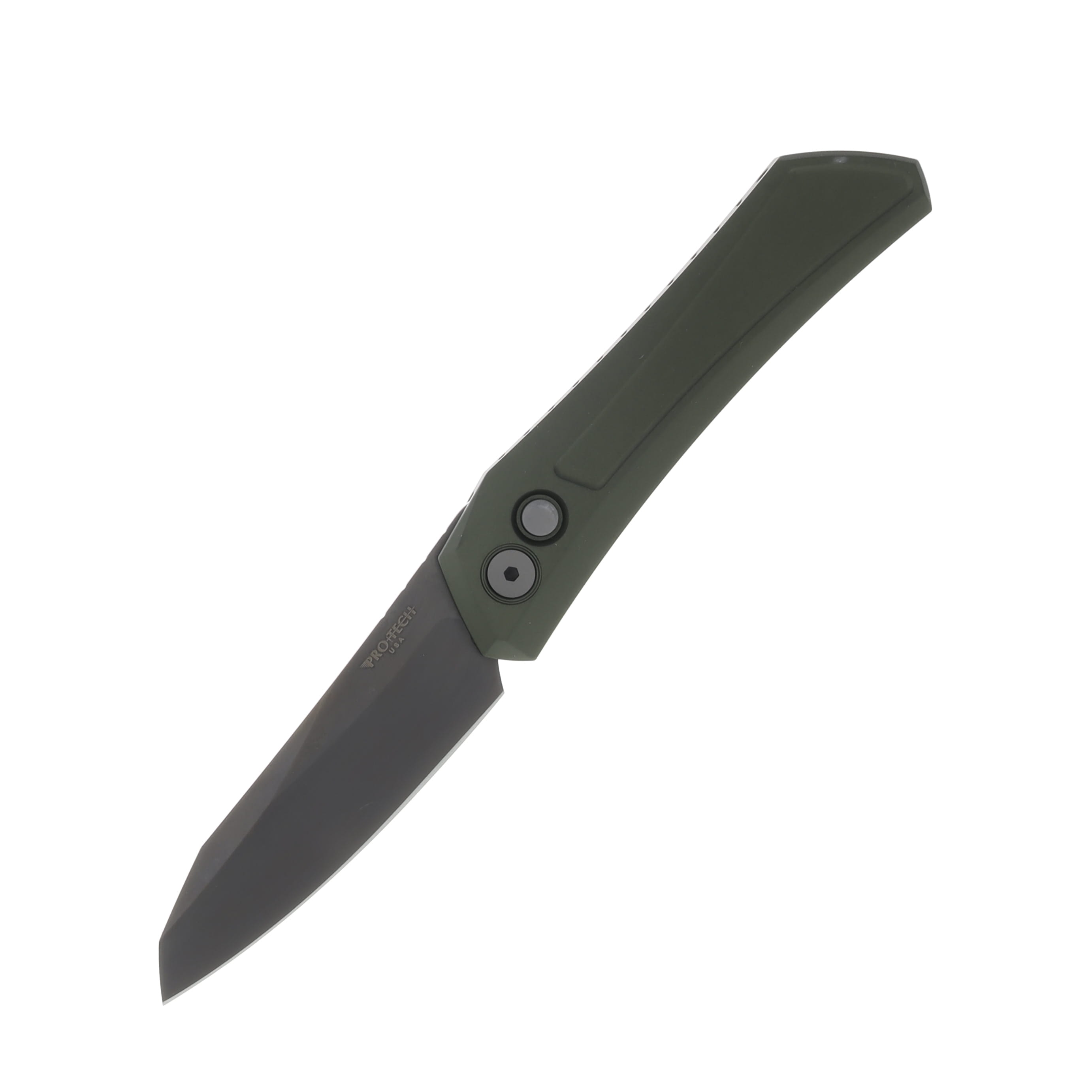 ProTech Oligarch Solid OTS Automatic Knife Magnacut Sheepsfoot Green AUPTDS121-GREEN View 1