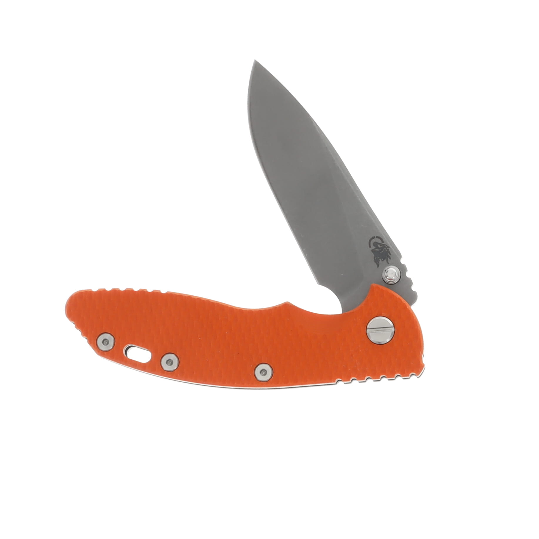 Hinderer XM-18 Skinny Slicer Orange - Battle Bronze 3.5in Plain Working Drop Point KXM35SKSLTWWFOR View 3