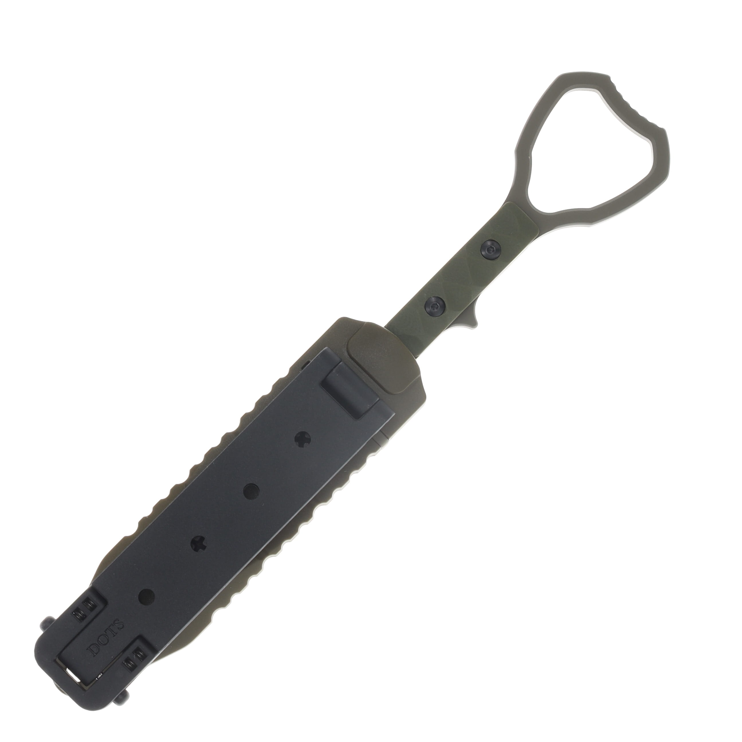Halfbreed Compact Clearance Knife Gen 2- Tuhon Raptor - Ranger Green Sculpted Handles - K110 CCK03ODG2 View 6