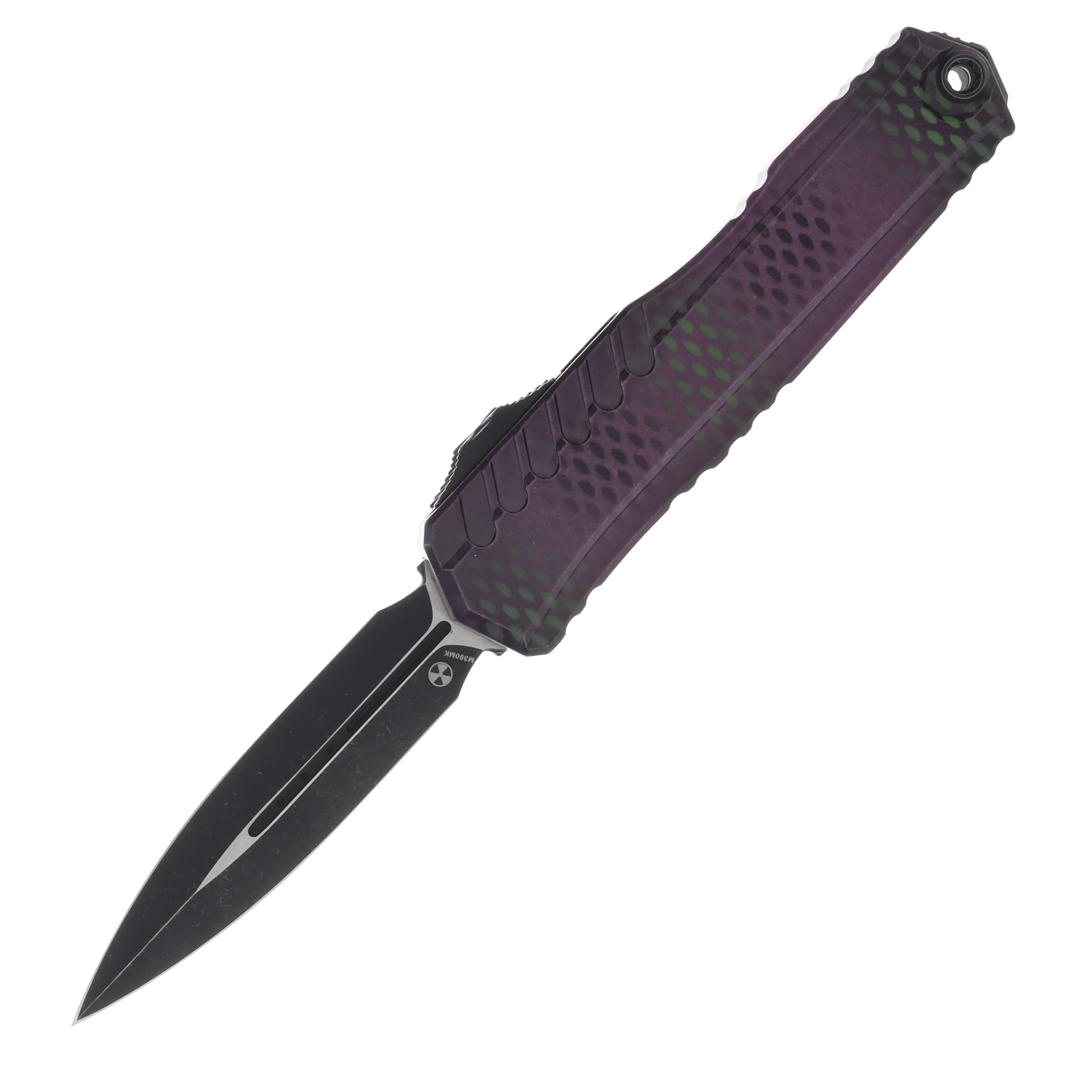 Microtech Cypher II D/E Signature Series Purple X-51 Standard AUMT12421PUX51S View 1