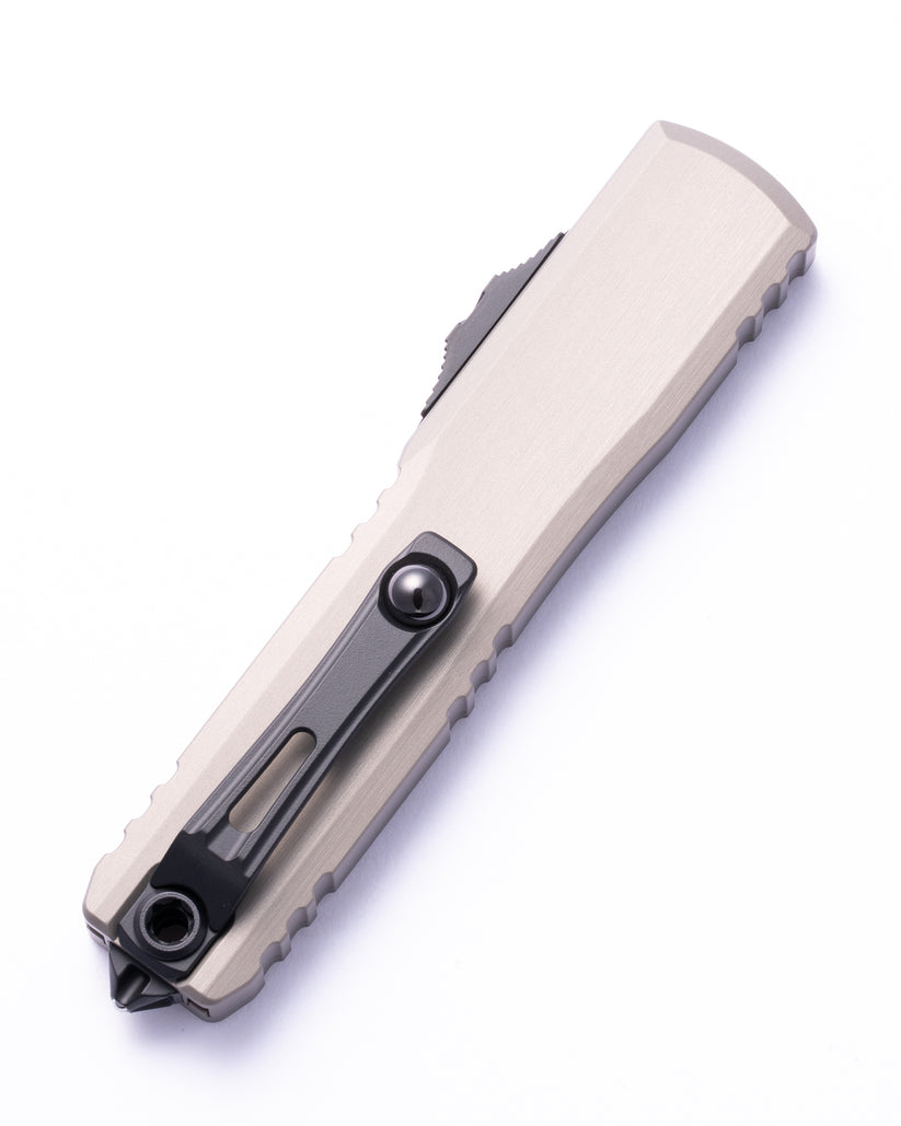Microtech Ultratech ZBP D/E Natural Clear Partial Serrated AUMT11222NC View 2
