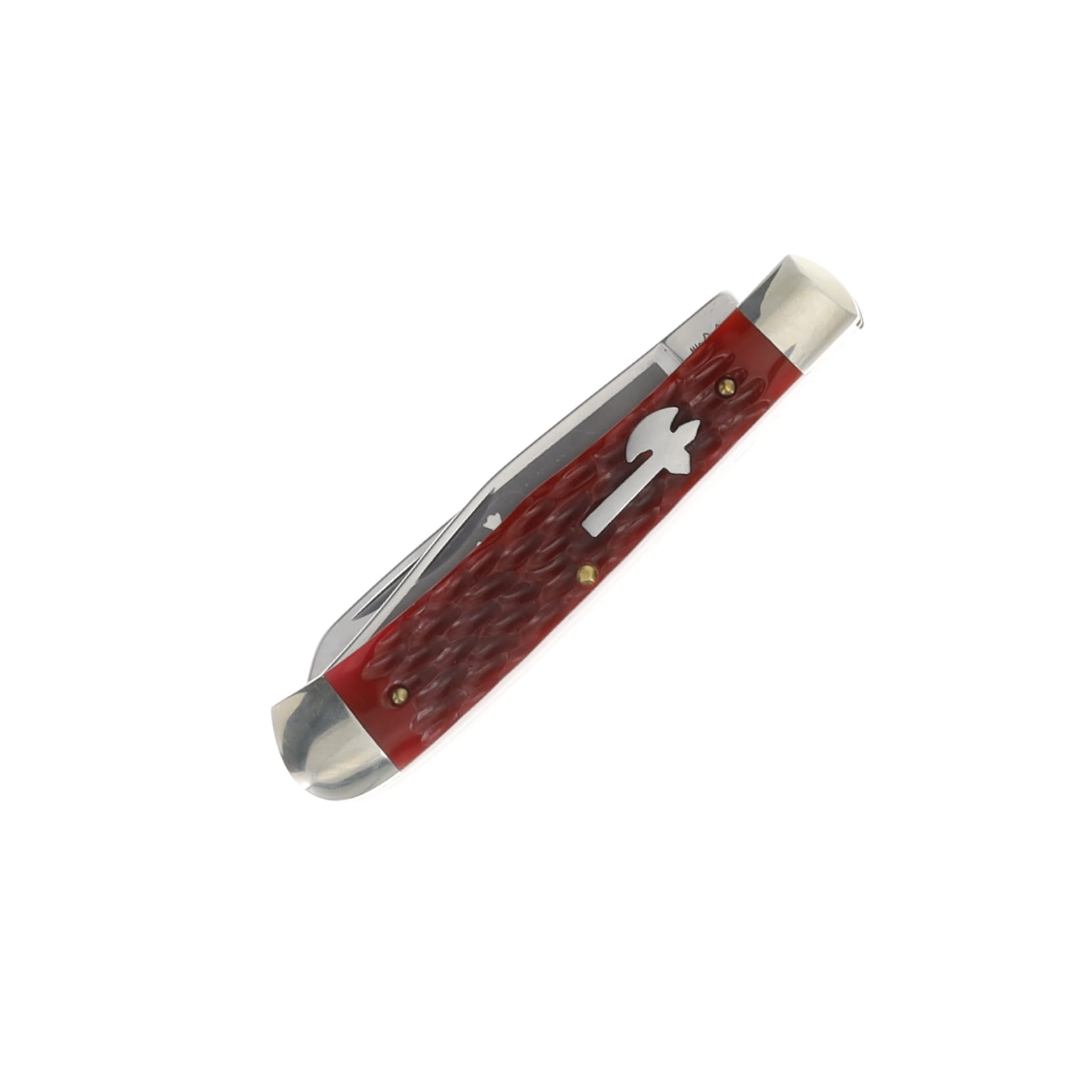 Battle Axe Brand 2-Bld. Trapper Red Jigged Bone CCBA5219RJB View 3