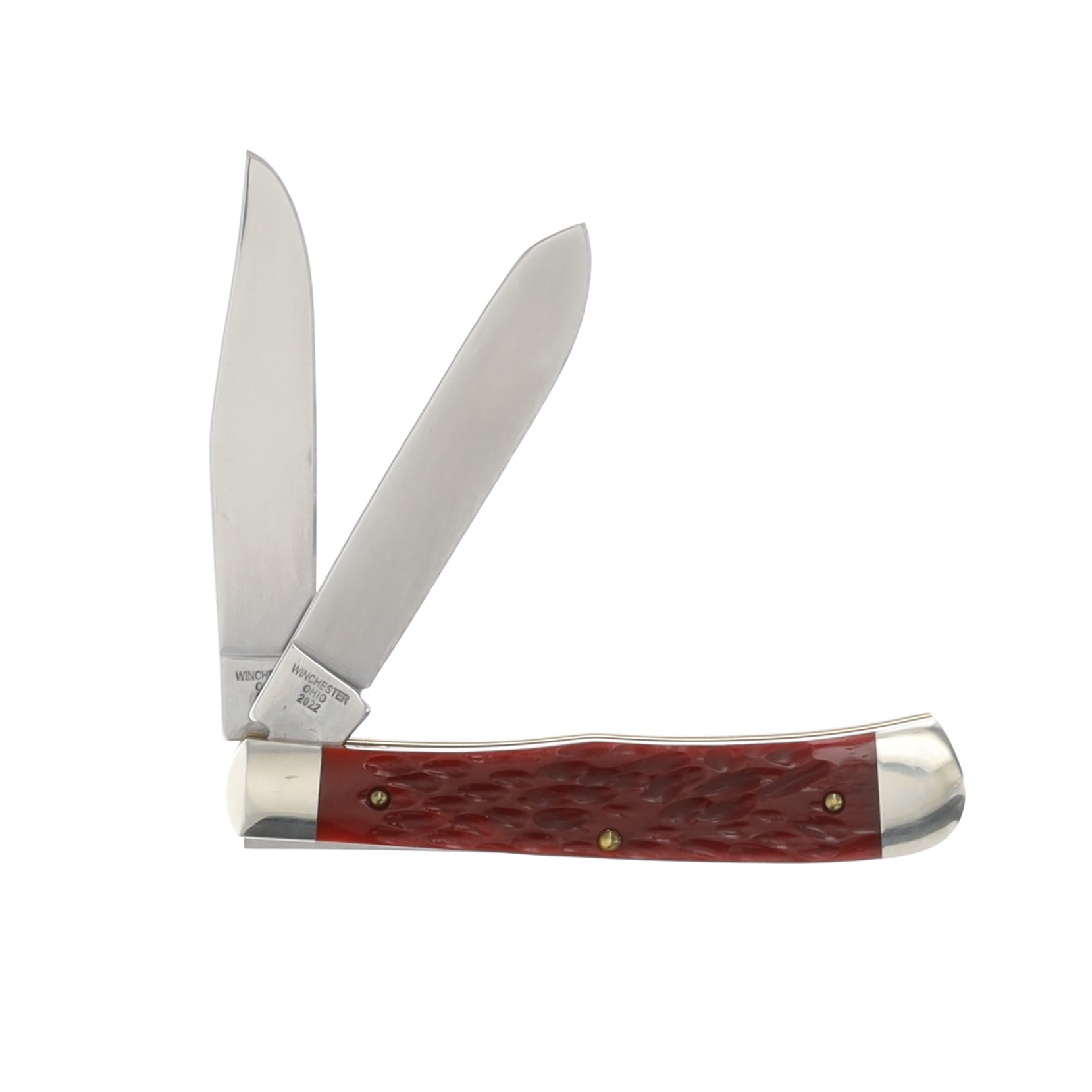 Battle Axe Brand 2-Bld. Trapper Red Jigged Bone CCBA5219RJB View 2