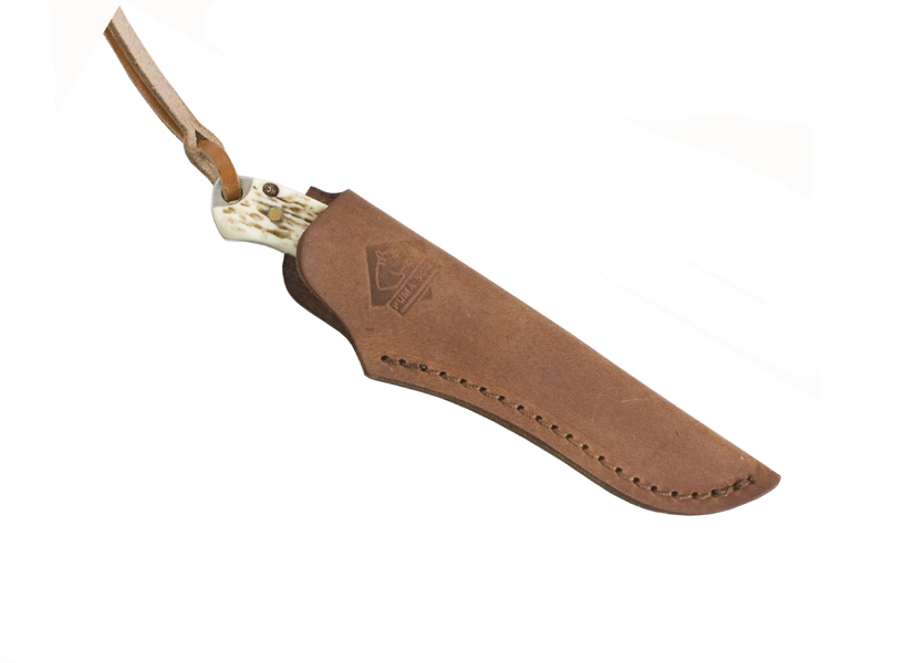 Puma SGB Caping POM Commando Stag Fixed Blade Knife 2.5in Drop Point PKC6580010CS View 2