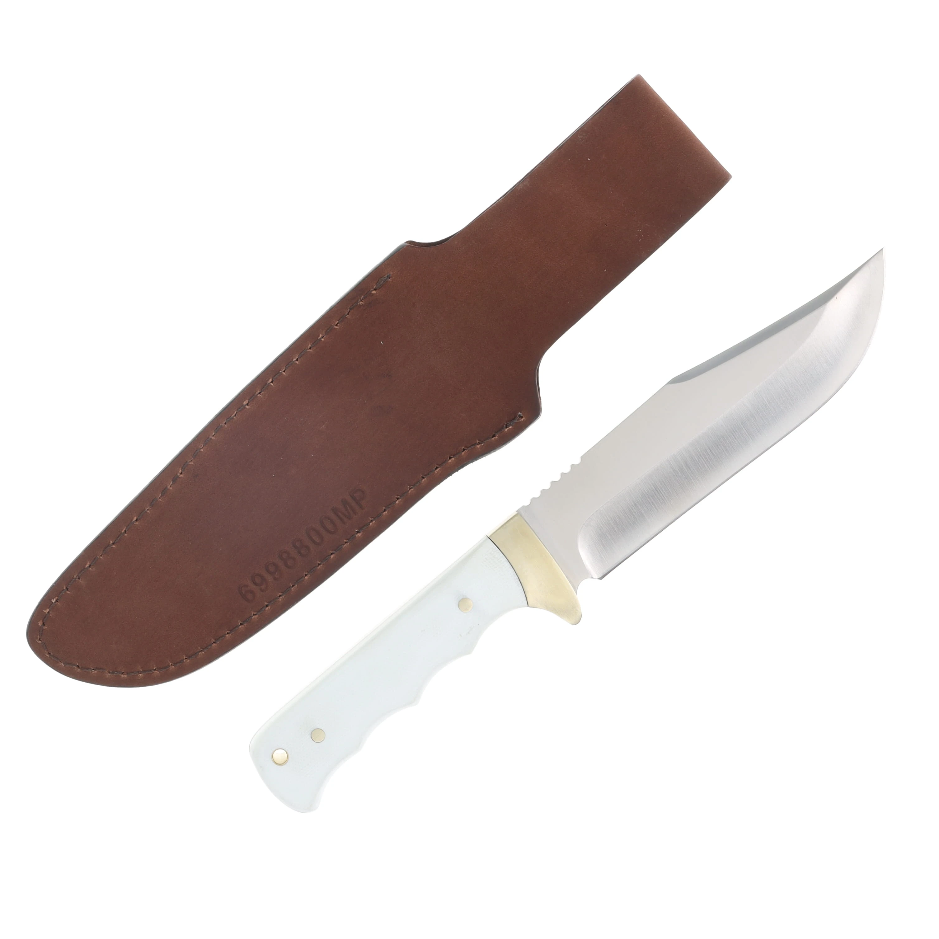 Puma SGB Big Bear Bowie White G10 Hunting Knife 5.5in Clip Point PKC6818800G1T View 2