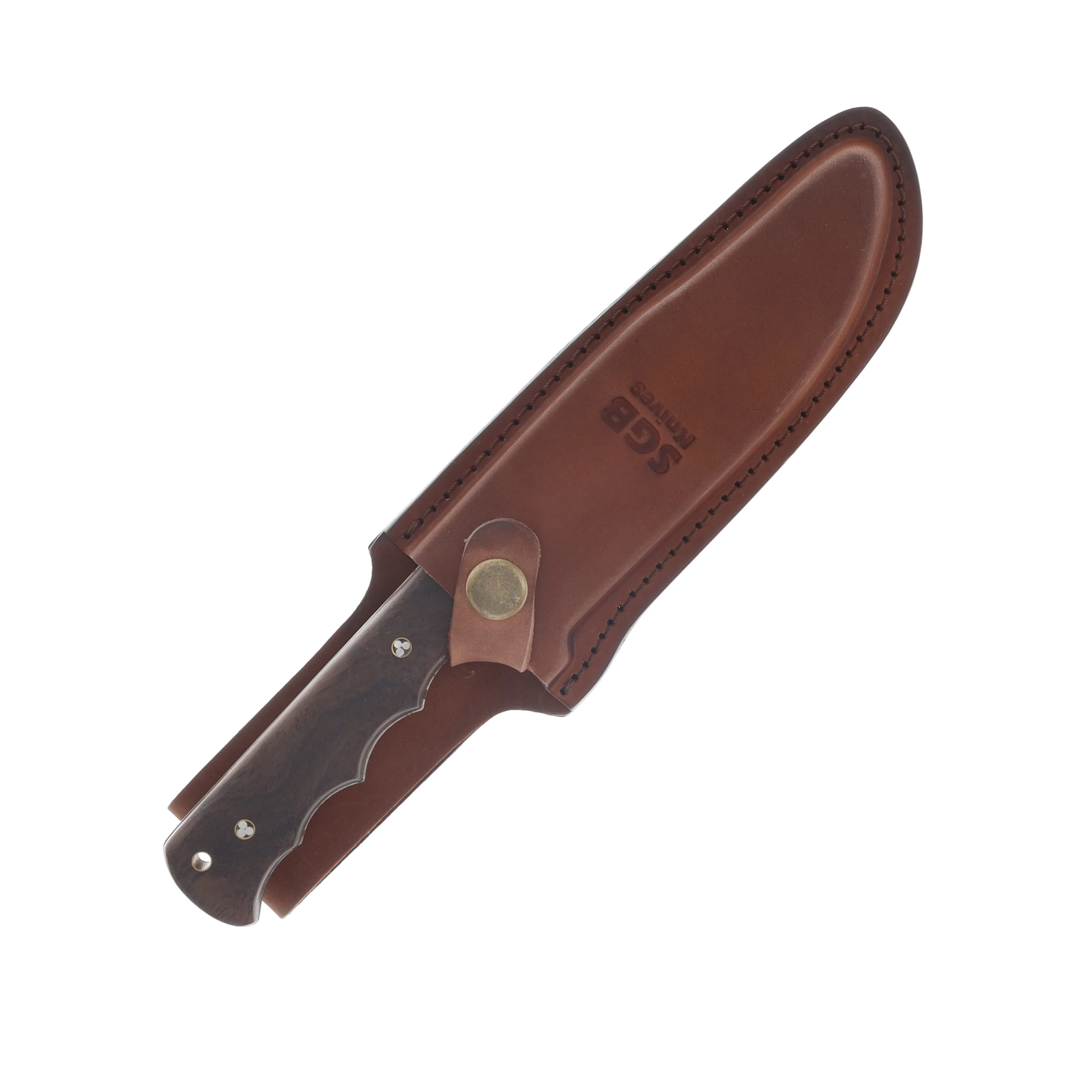 Puma SGB Big Bear Bowie Jacaranda Wood Hunting Knife 5.5in Clip Point PKC6818800PW View 3