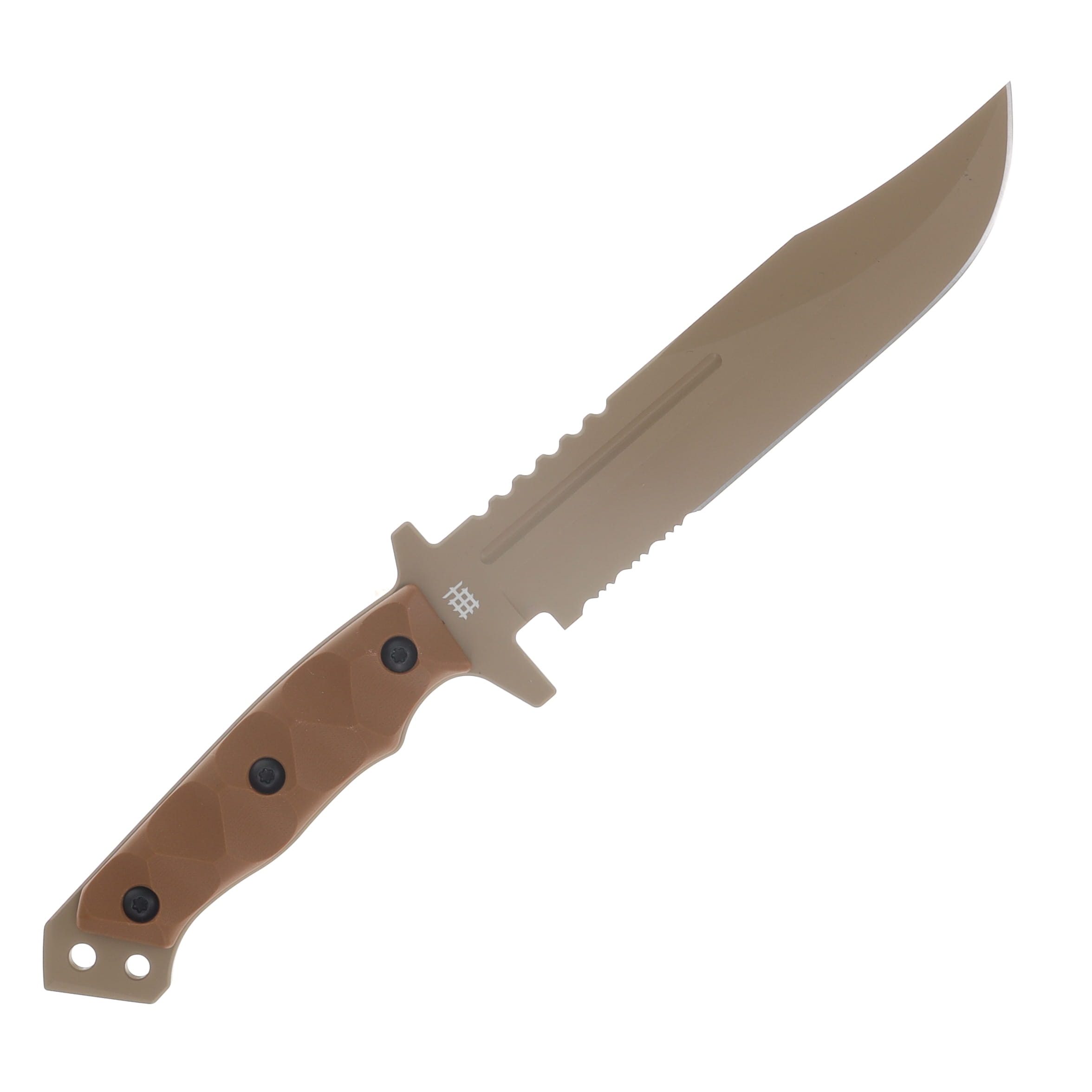 Halfbreed Large Infantry Knife/Partially Serrated/Gen II/Dark Earth/Sculpted Handle/K340 LIK01PSDEG2K340 View 4