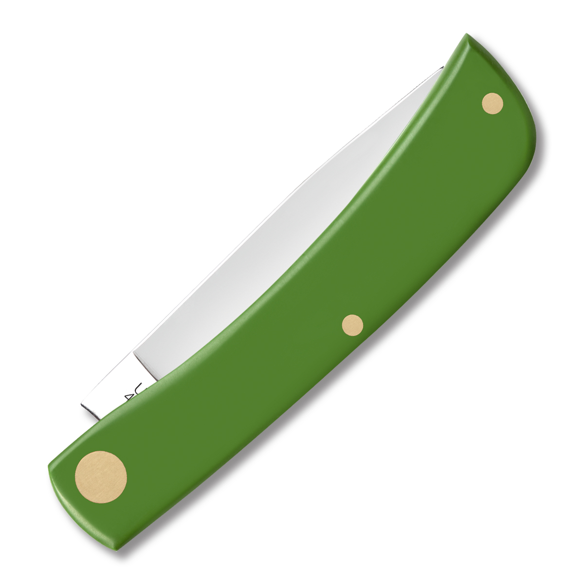 Case XX John Deere Green Smooth Synthetic Sod Buster Jr Folding Knife CA15800 View 2