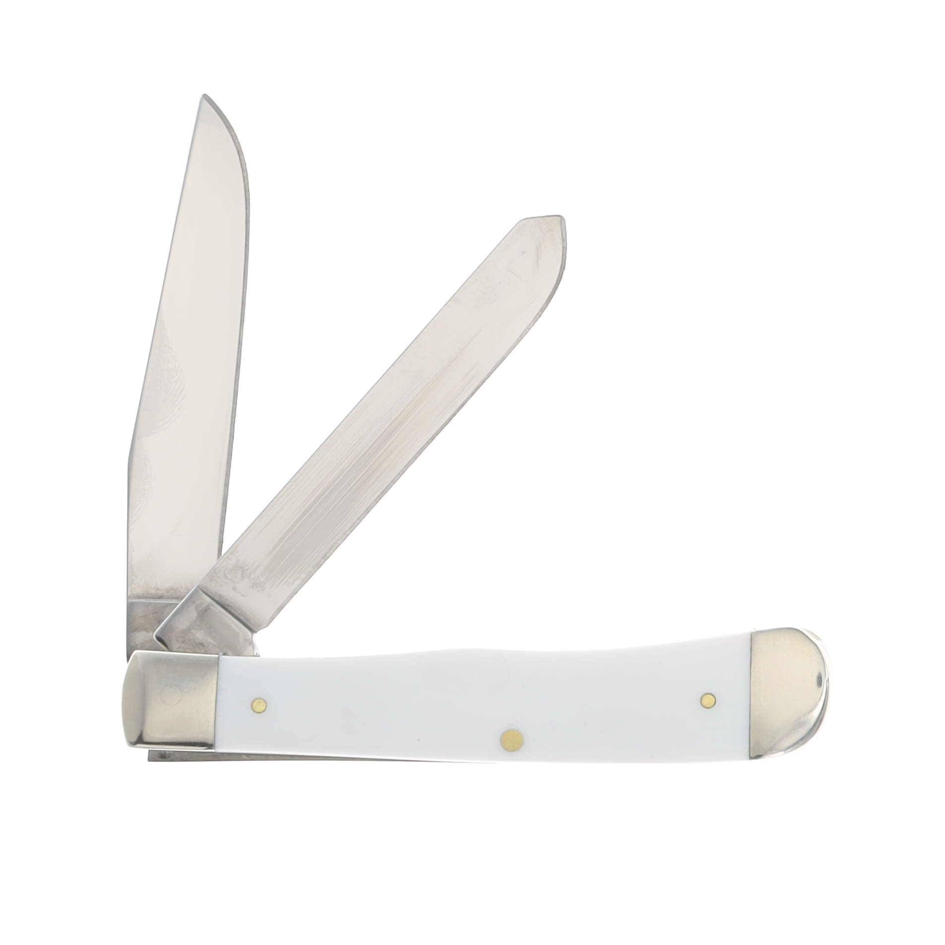Case XX Scouting America Smooth White Synthetic Trapper Folding Knife CA18141 View 2