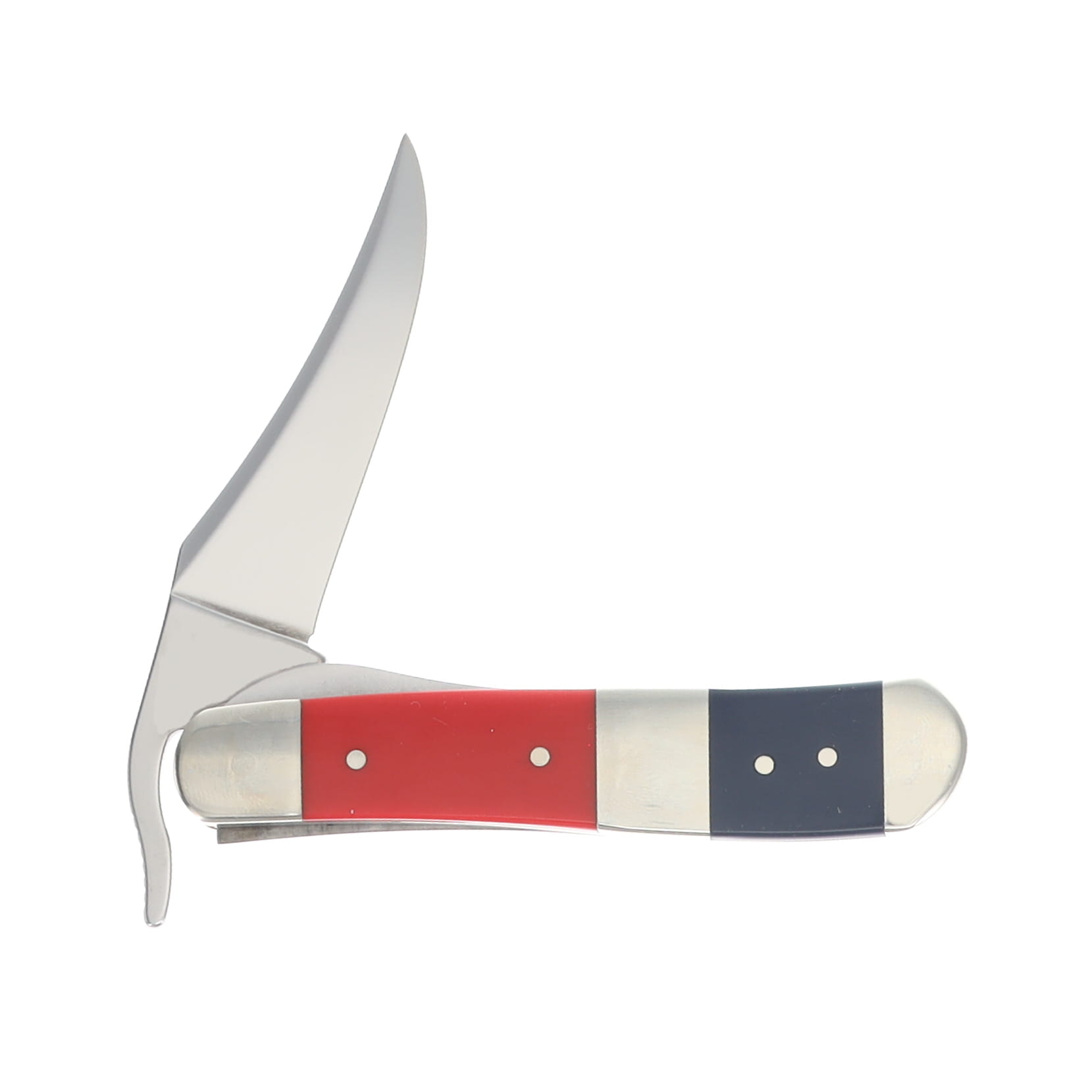 Case XX Scouting America RussLock Folding Knife American Flag/Center Bolster CA18144 View 2