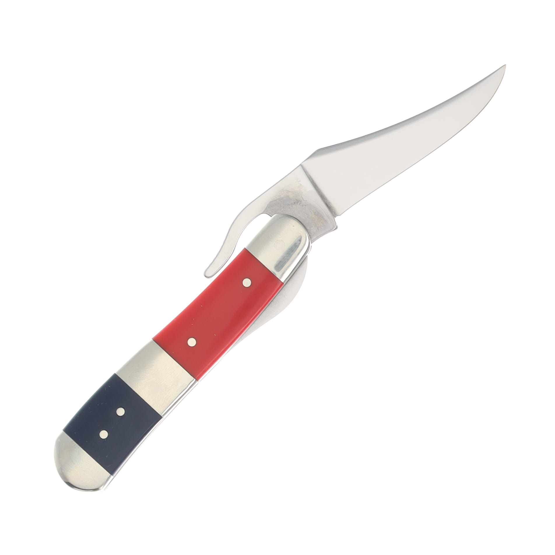 Case XX Scouting America RussLock Folding Knife American Flag/Center Bolster CA18144 View 3