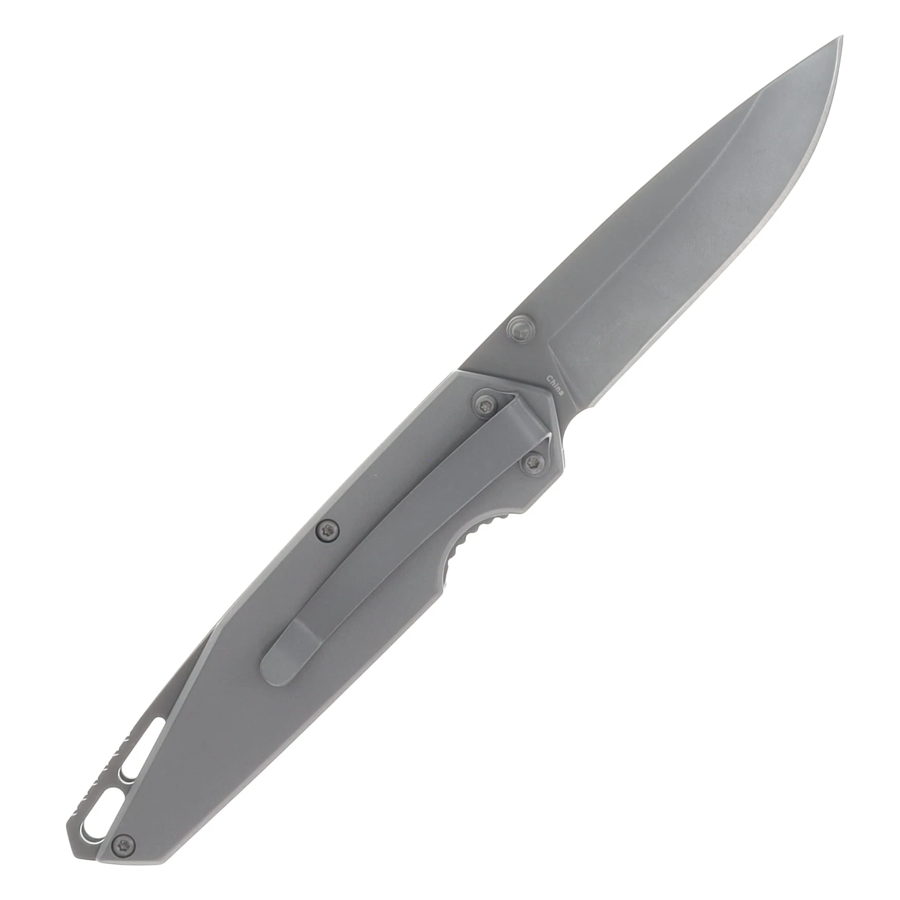 Tec-X Chevrolet TSI-T Folding Knife Gray Titanium/American Flag CA33719 View 3