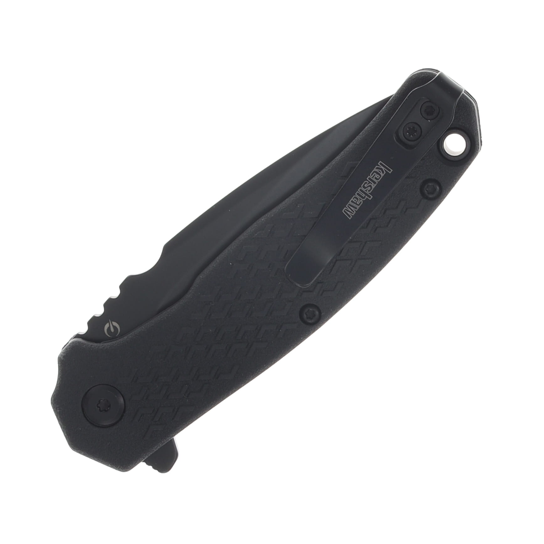 Kershaw Conduit Folding Knife 2.9 Inch Part Serr Black Spear Point KS1407ST View 6