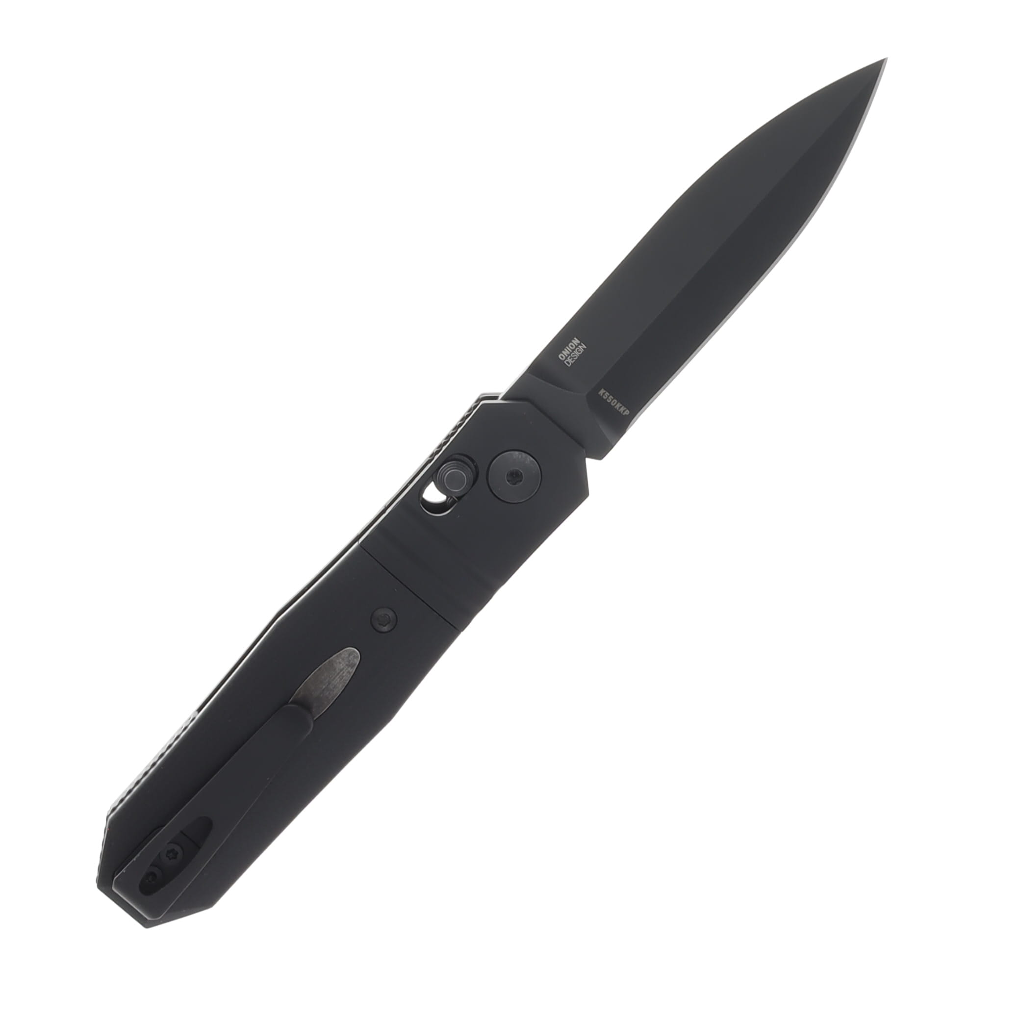 CRKT Redemption Compact 3.28 Inch Plain Black PVD Spear Point CRK550KKP View 2