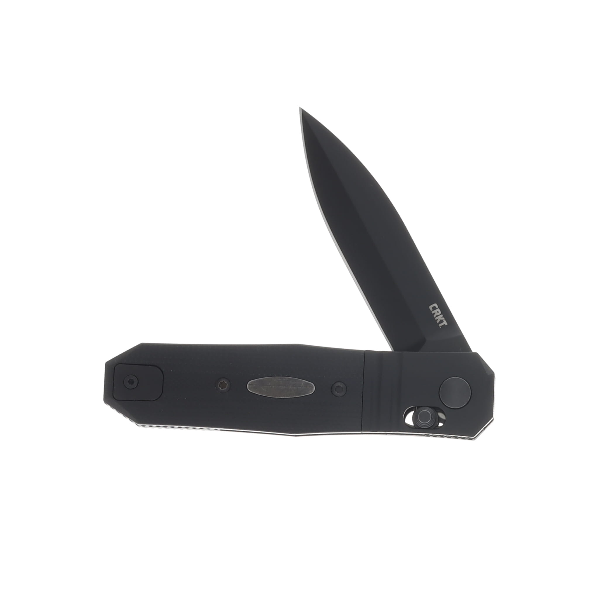 CRKT Redemption Compact 3.28 Inch Plain Black PVD Spear Point CRK550KKP View 3