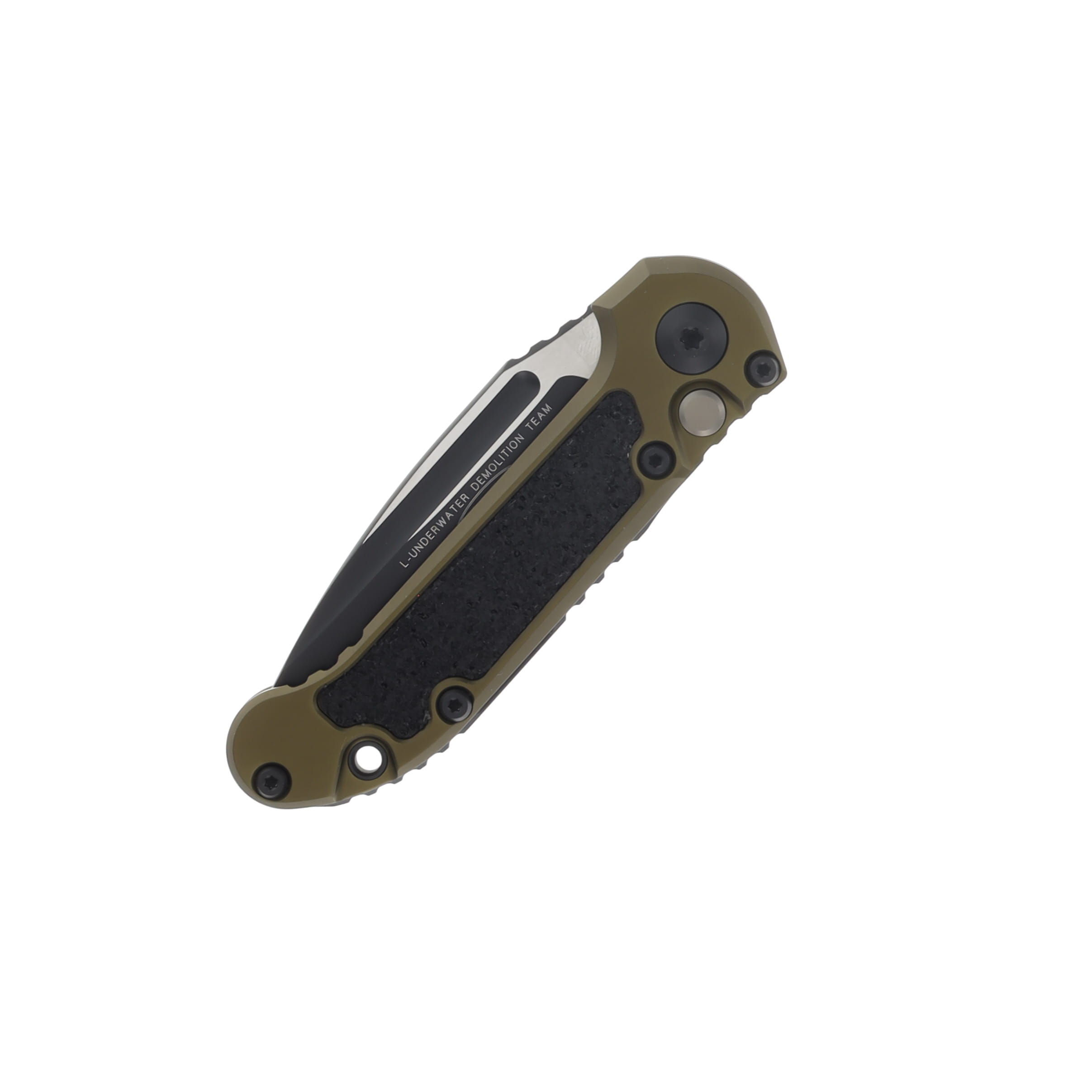 Microtech L.U.D.T. S/E Gen III OD Green Partial Serrated AUMT11352OD View 3