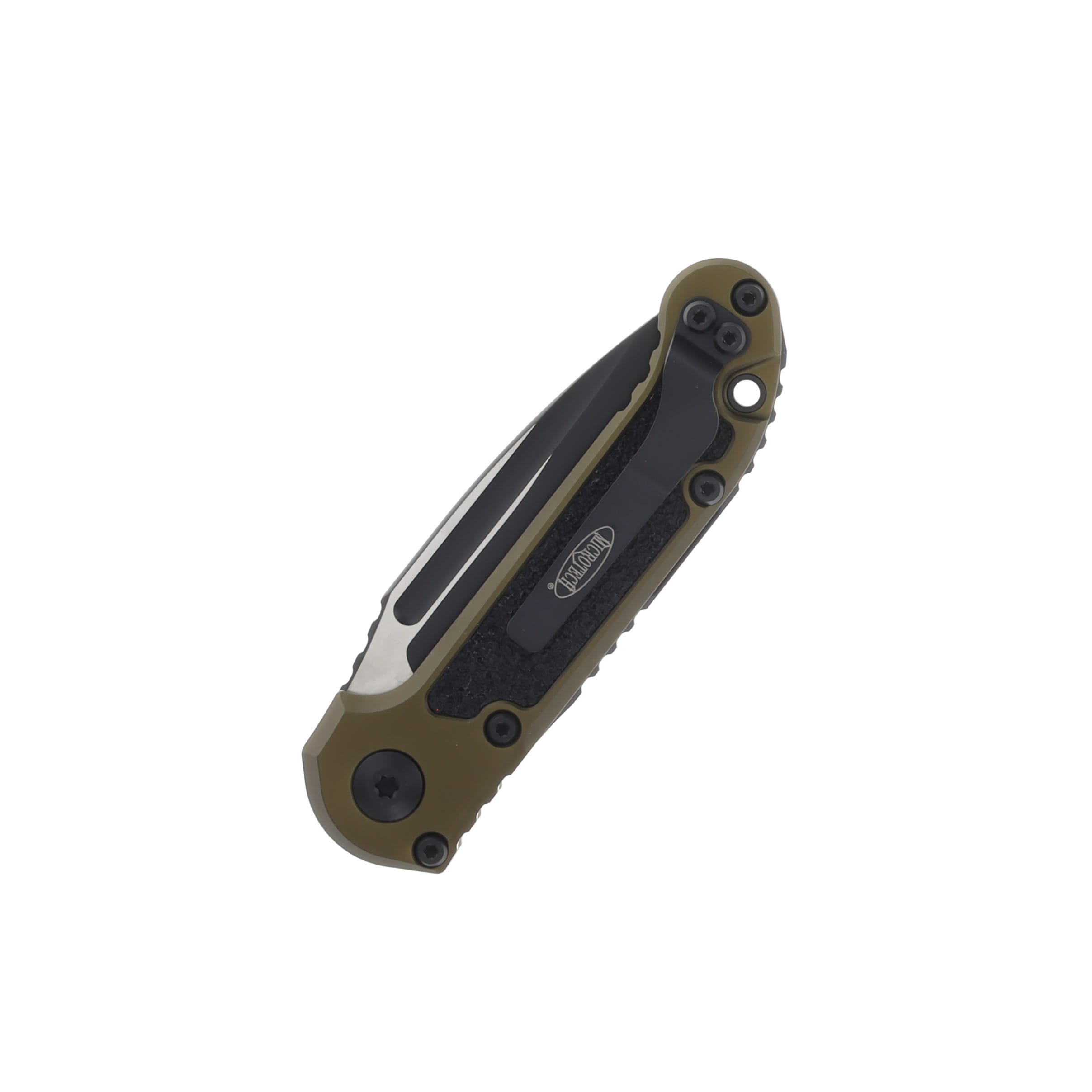 Microtech L.U.D.T. S/E Gen III OD Green Partial Serrated AUMT11352OD View 4