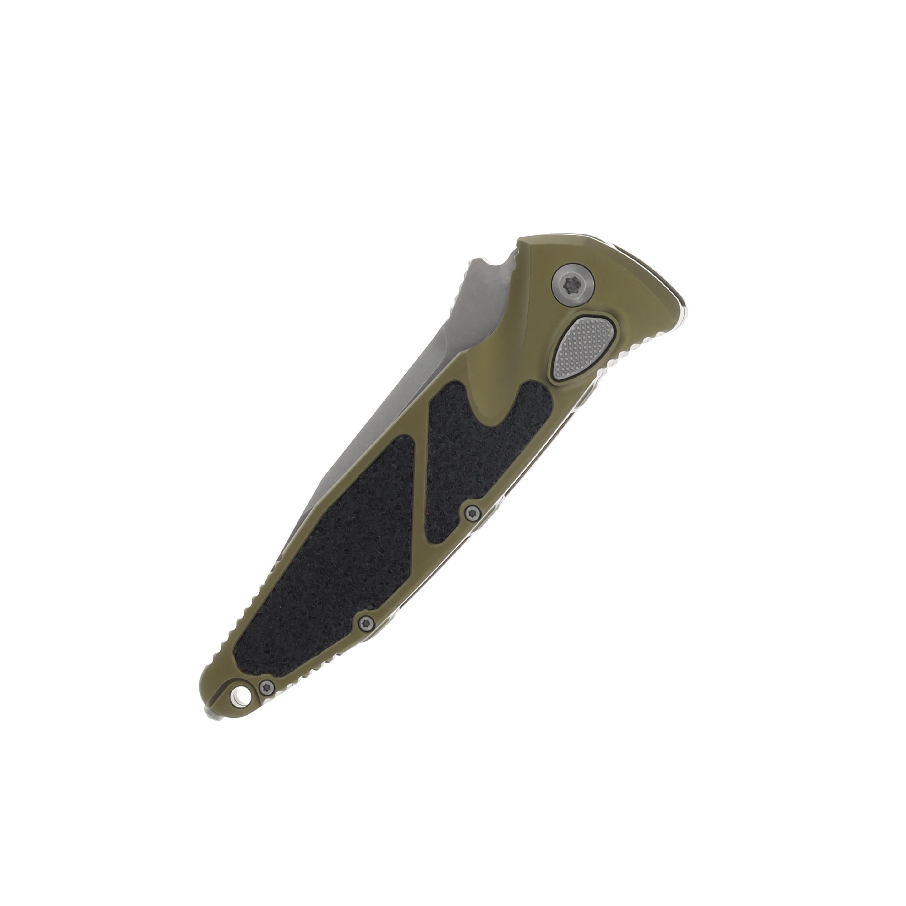 Microtech SOCOM Elite Automatic Knife Apocalyptic Half Serrated/OD Green AUMT160A11APOD View 4