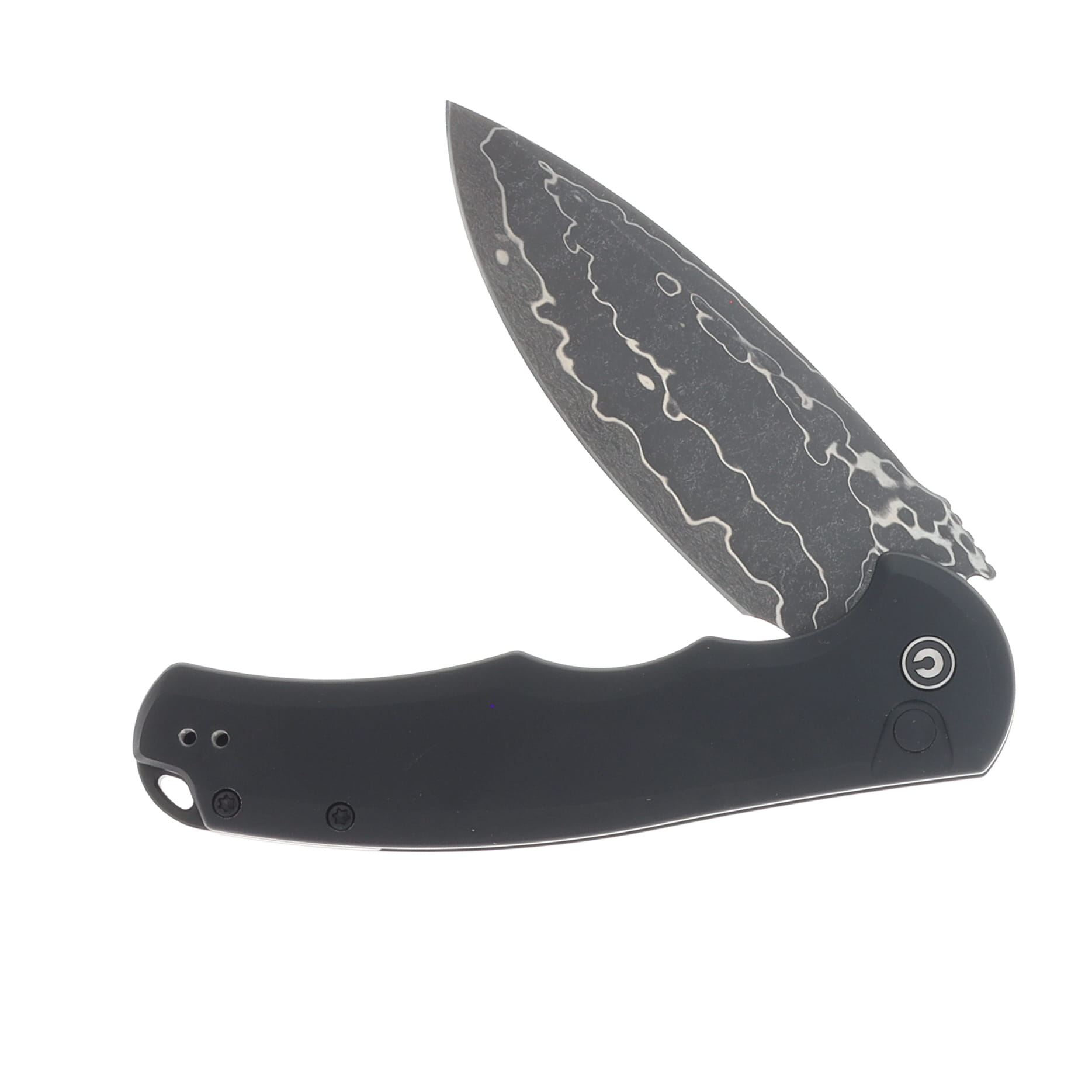 CIVIVI Praxis Folding Knife 3.75 Inch Plain Black Drop Point C18026E-DS1 View 3