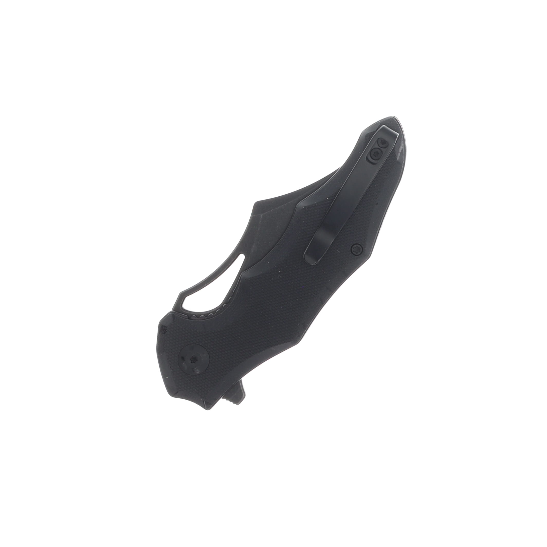 CIVIVI Chiro Folding Knife 3.1 Inch Plain Black Stonewash Clip Point C23046-1 View 4