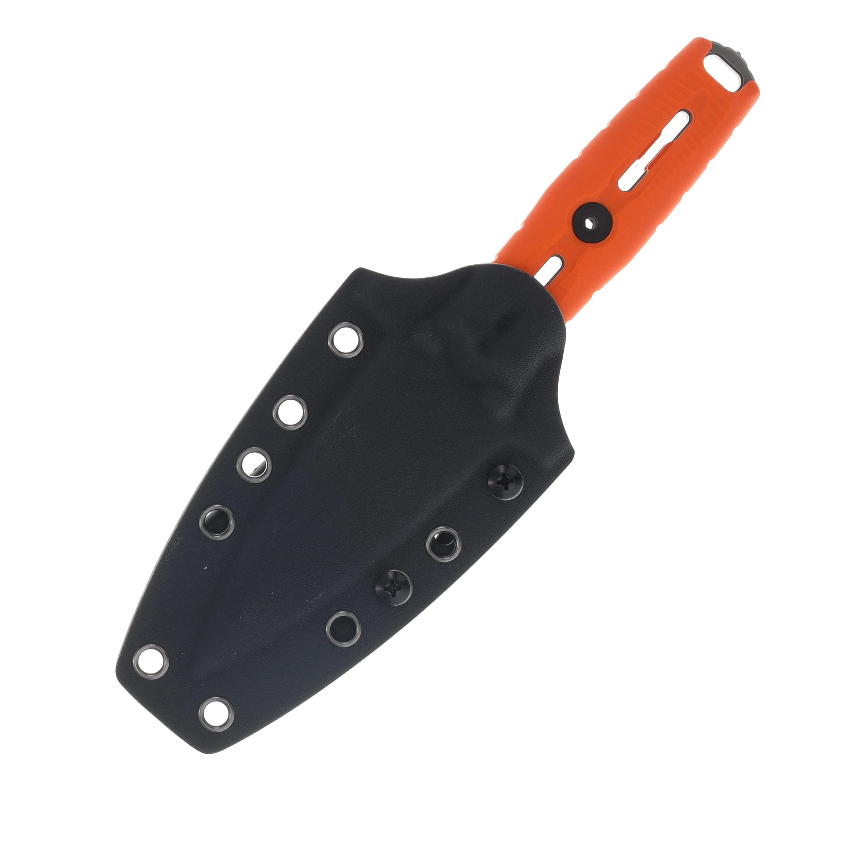 Kizer Norcross Fixed Blade Knife Stonewash Nitro-V/Orange G-10 ZX