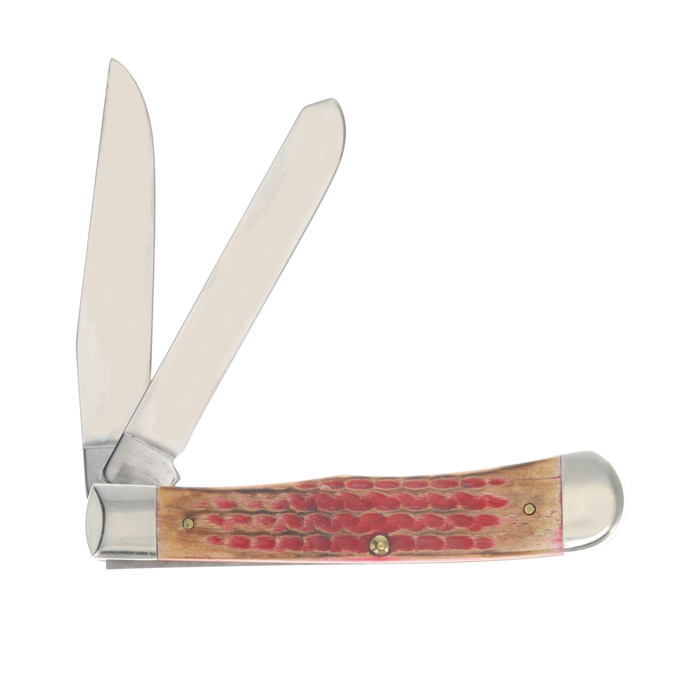 Case XX SMKW Exclusive Smoked Bacon Bone Trapper Folding Knife CA44534 View 2