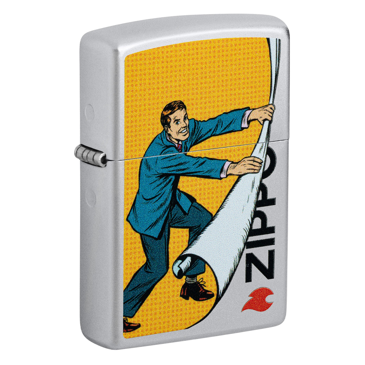 Zippo Lighter Zippo Reveal Design Satin Chrome ZP46711 View 1